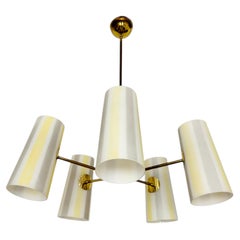Austrian Brass Chandelier by Rupert Nikoll