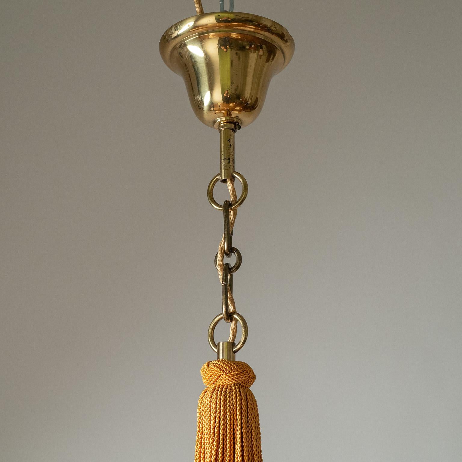 Austrian Brass Chandelier, circa 1940 1