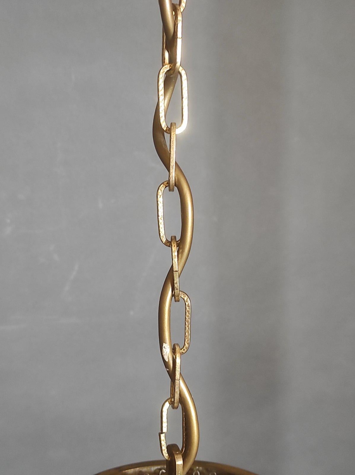 Austrian Brass Pendant 1950s For Sale 3