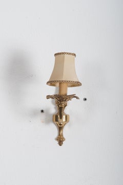 Austrian Brass Wall Lamp