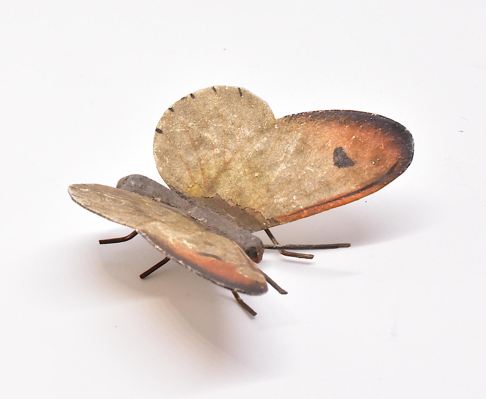 Austrian Bronze Butterfly, Moth In Excellent Condition In Baltimore, MD
