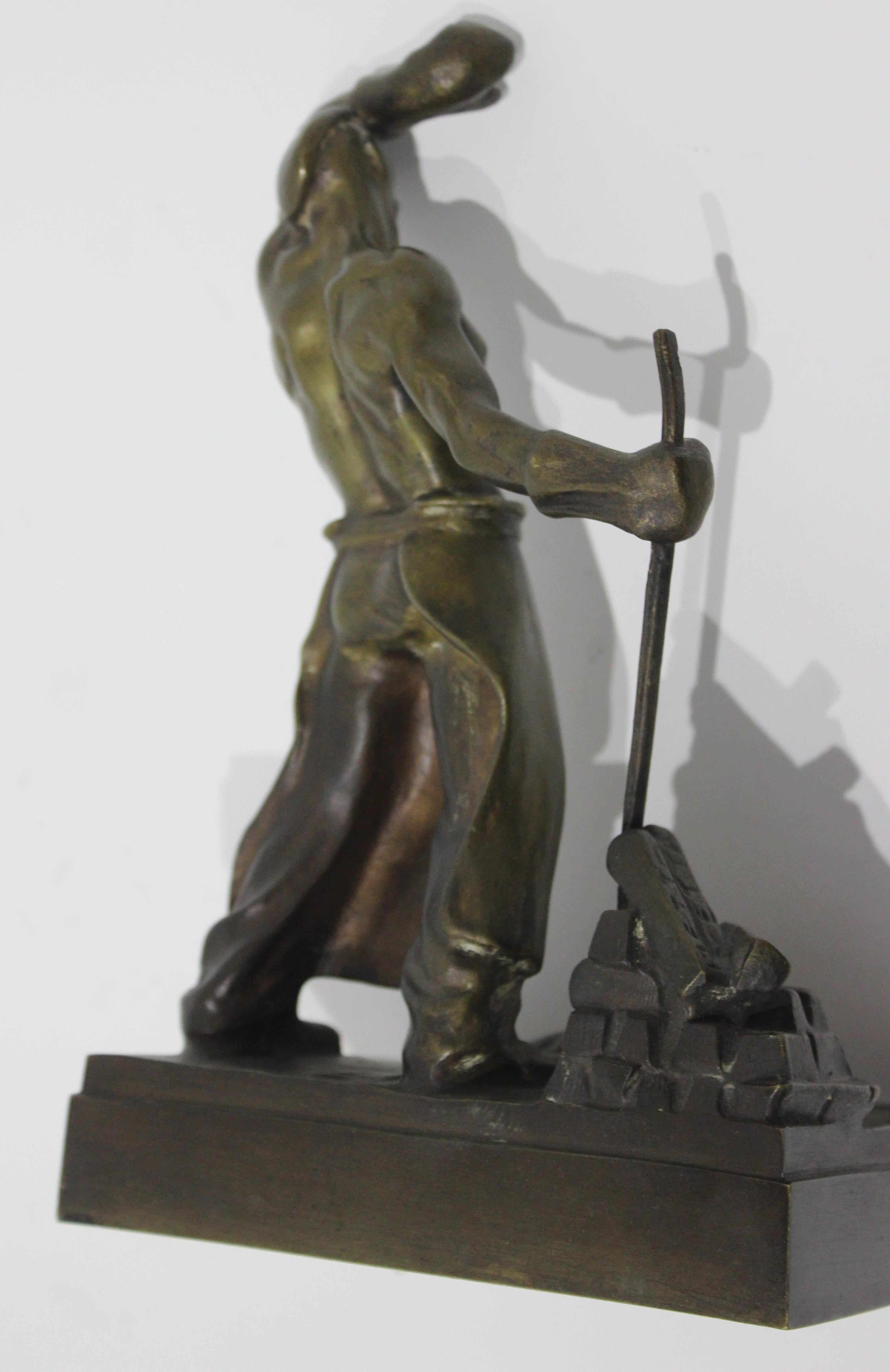 Bronze Ensemble de bureau autrichien en bronze - Fonderie par Heinrich Krippel en vente