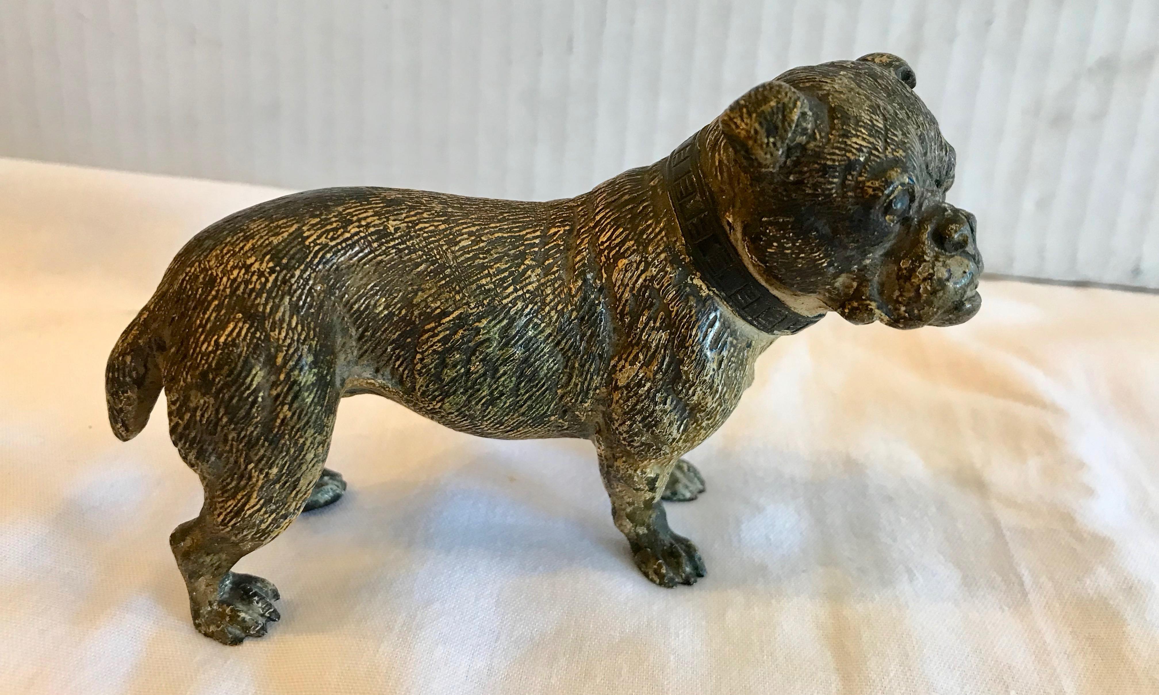 Austrian Bronze Figure of Bulldog 1