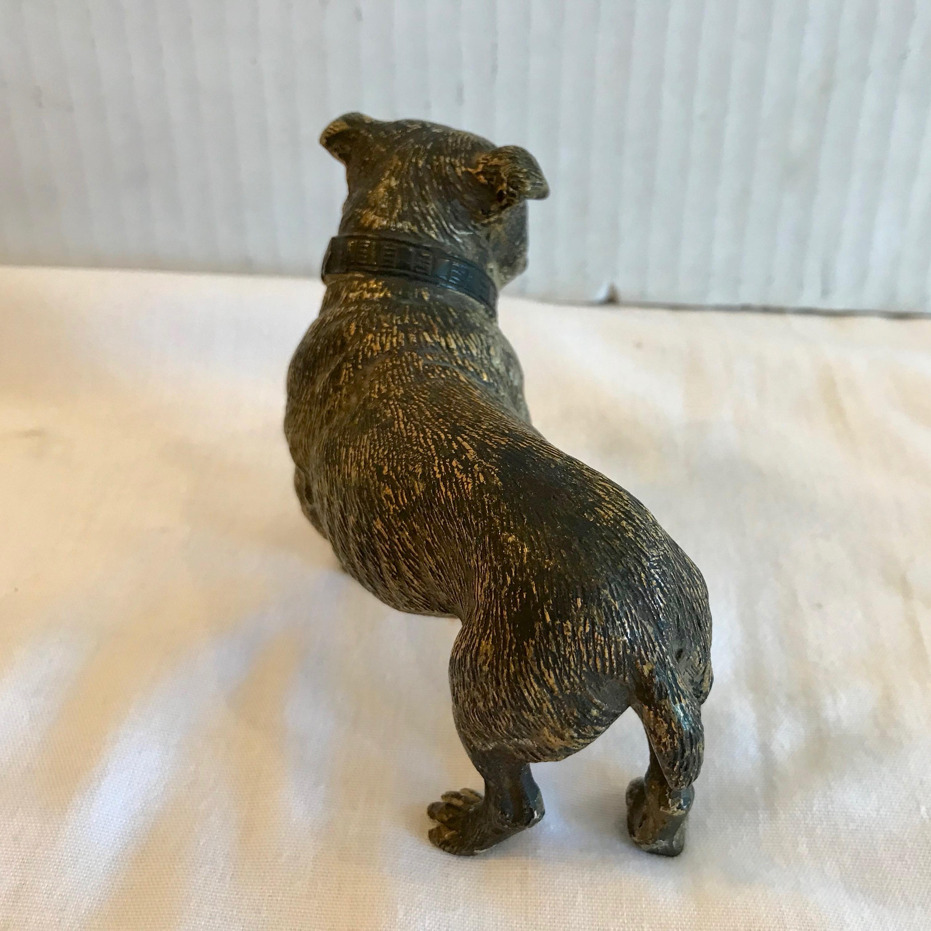 Austrian Bronze Figure of Bulldog 4