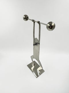 Austrian bronze figure "Weightlifter" by E. Hagenauer