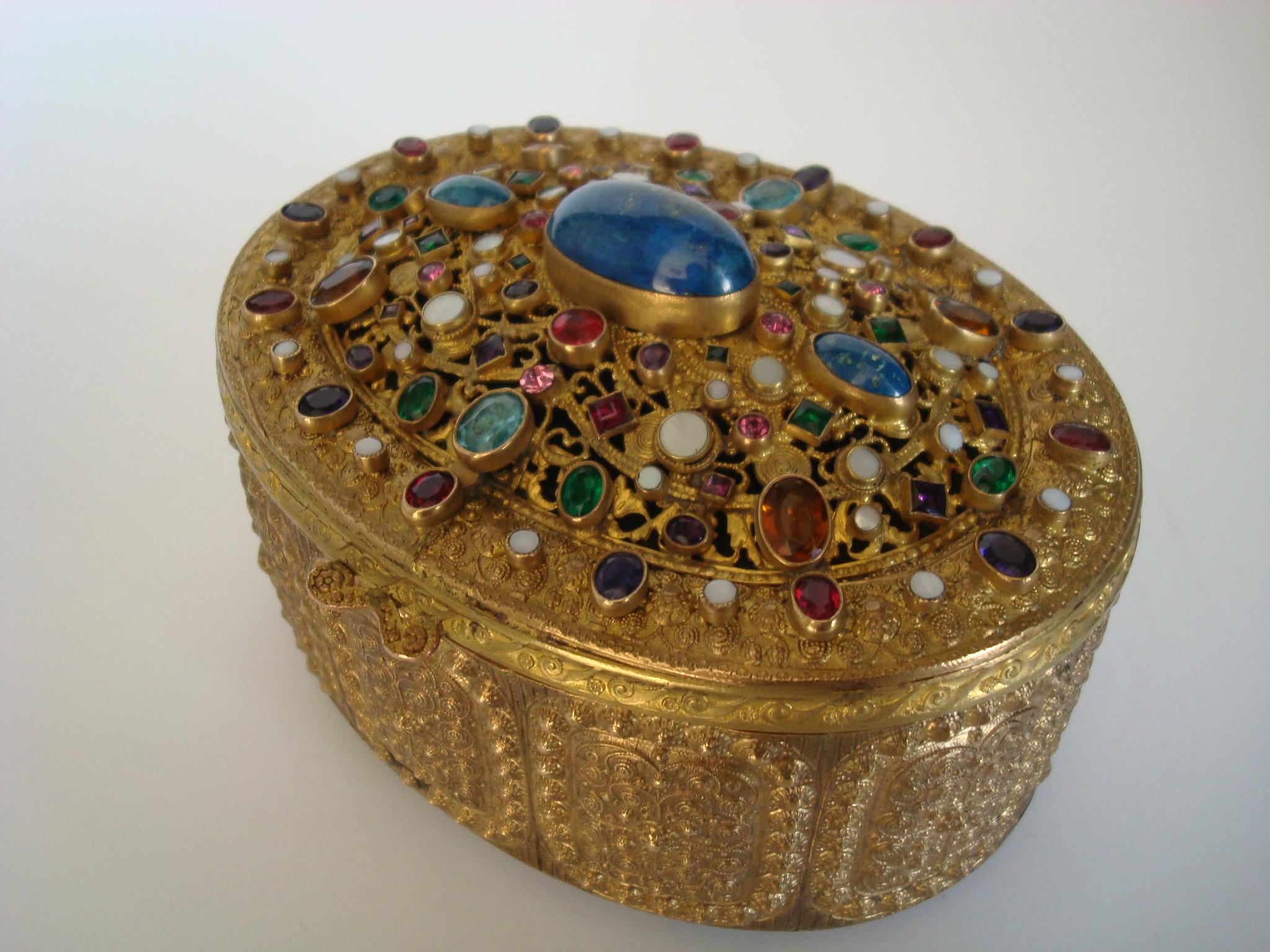 Austrian Bronze Jewelry Box, c 1900 4
