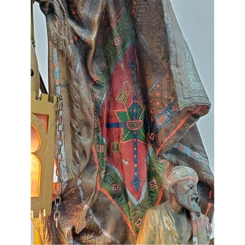 Sculpture autrichienne en bronze d'un marchand de tapis par Bergman Bon état - En vente à New York, NY