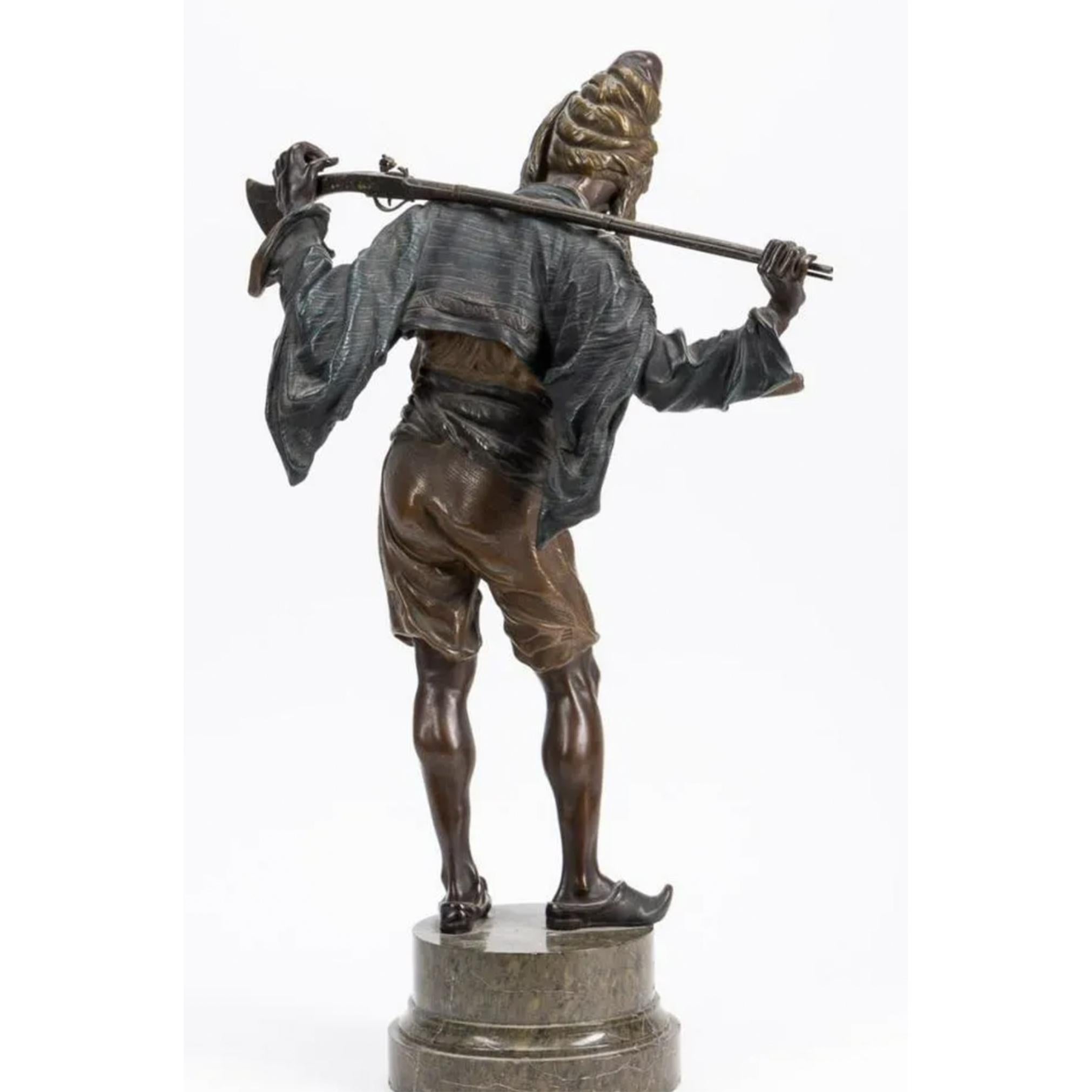 Österreichische Bronze des Mamelukenkriegers von Bergman im Zustand „Gut“ im Angebot in New York, NY