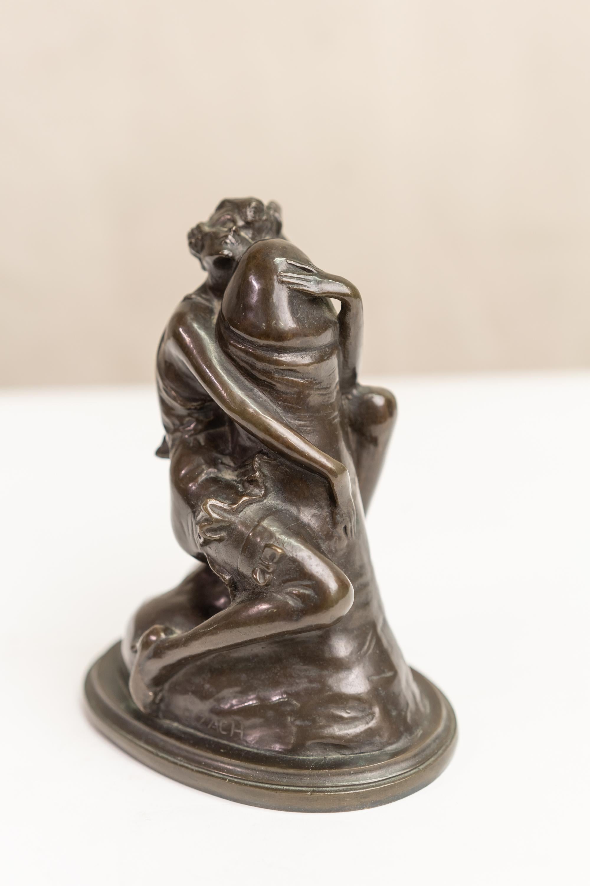 Escultura Erótica Austriaca de Bronce  