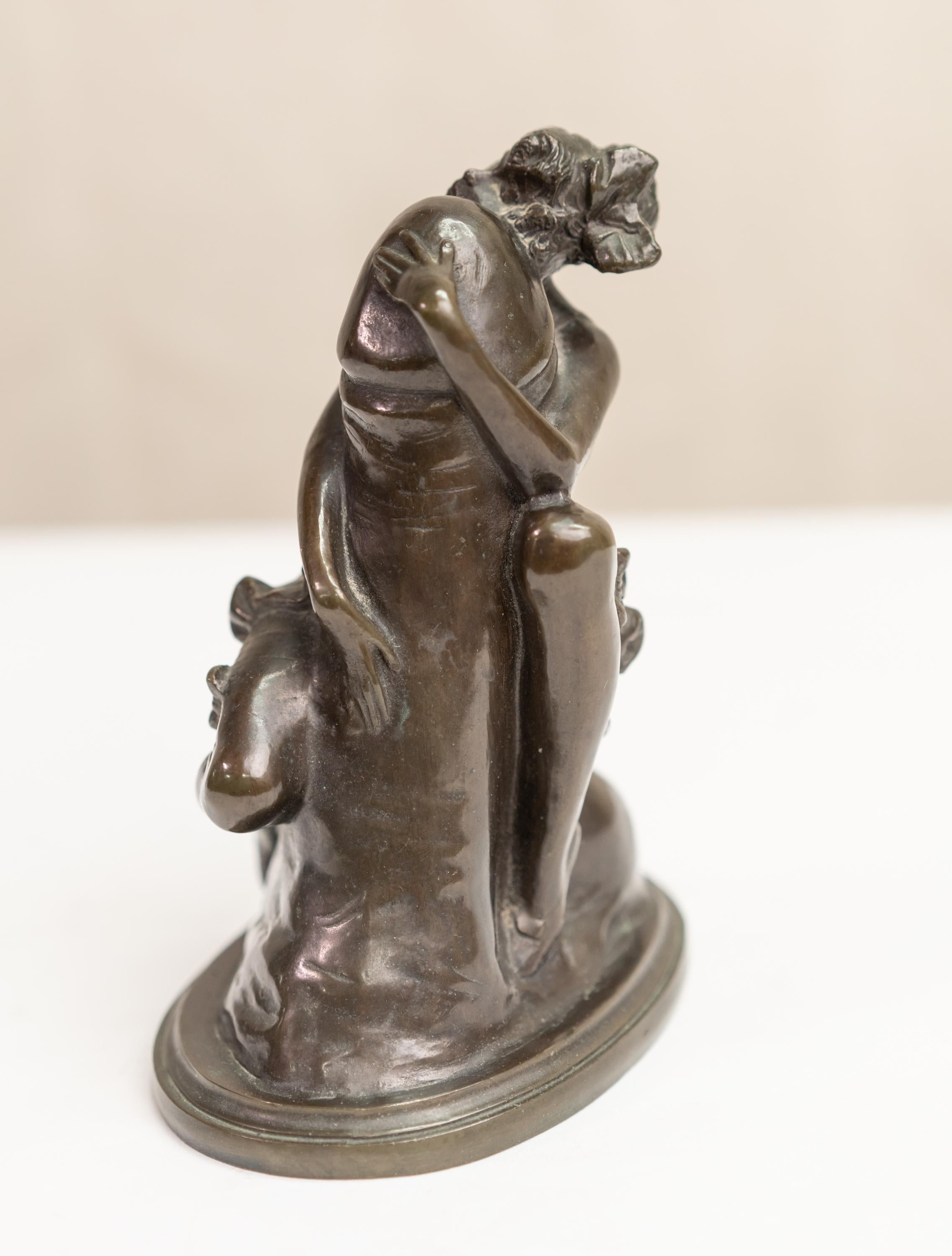 Escultura Erótica Austriaca de Bronce  