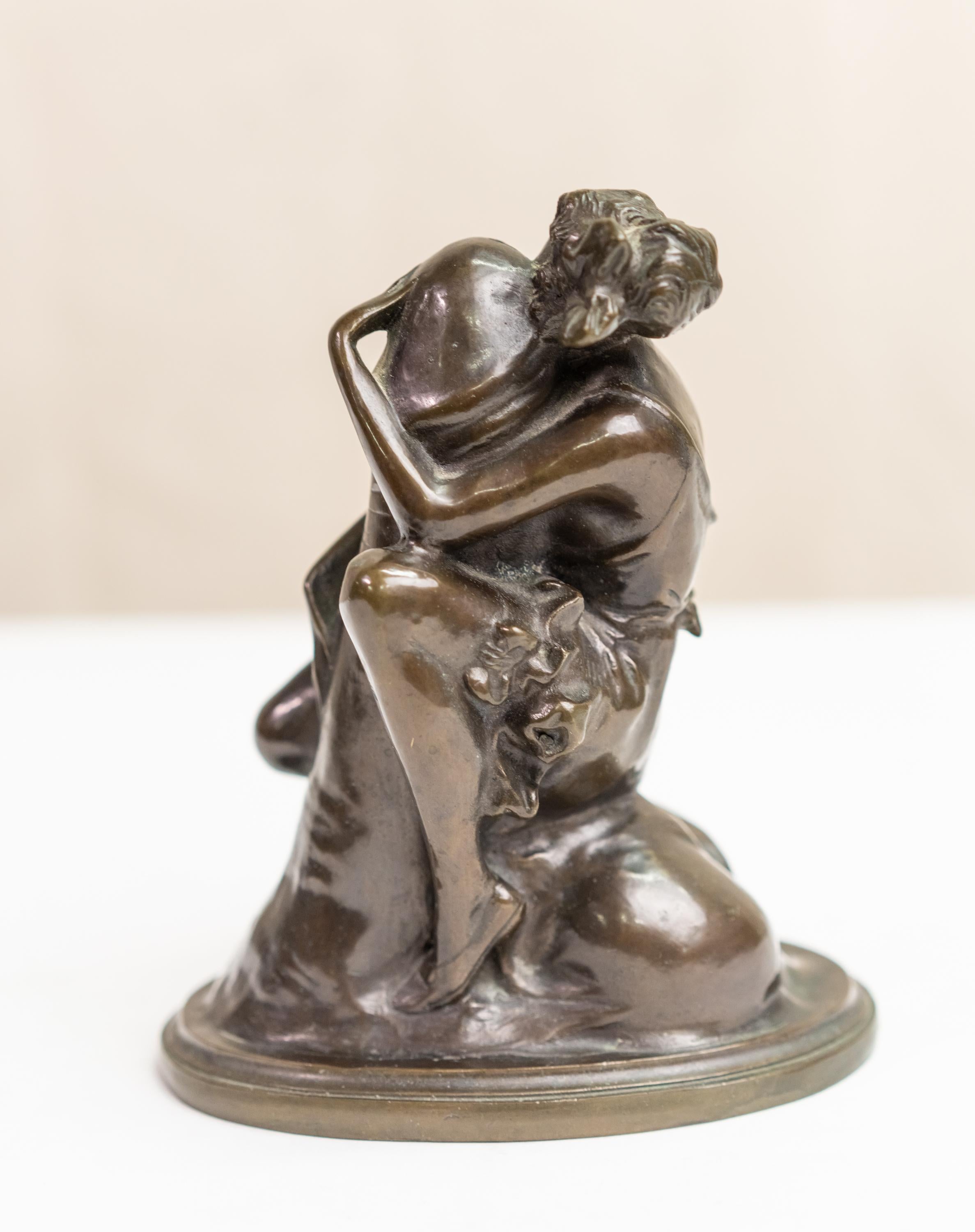 Escultura Erótica Austriaca de Bronce  