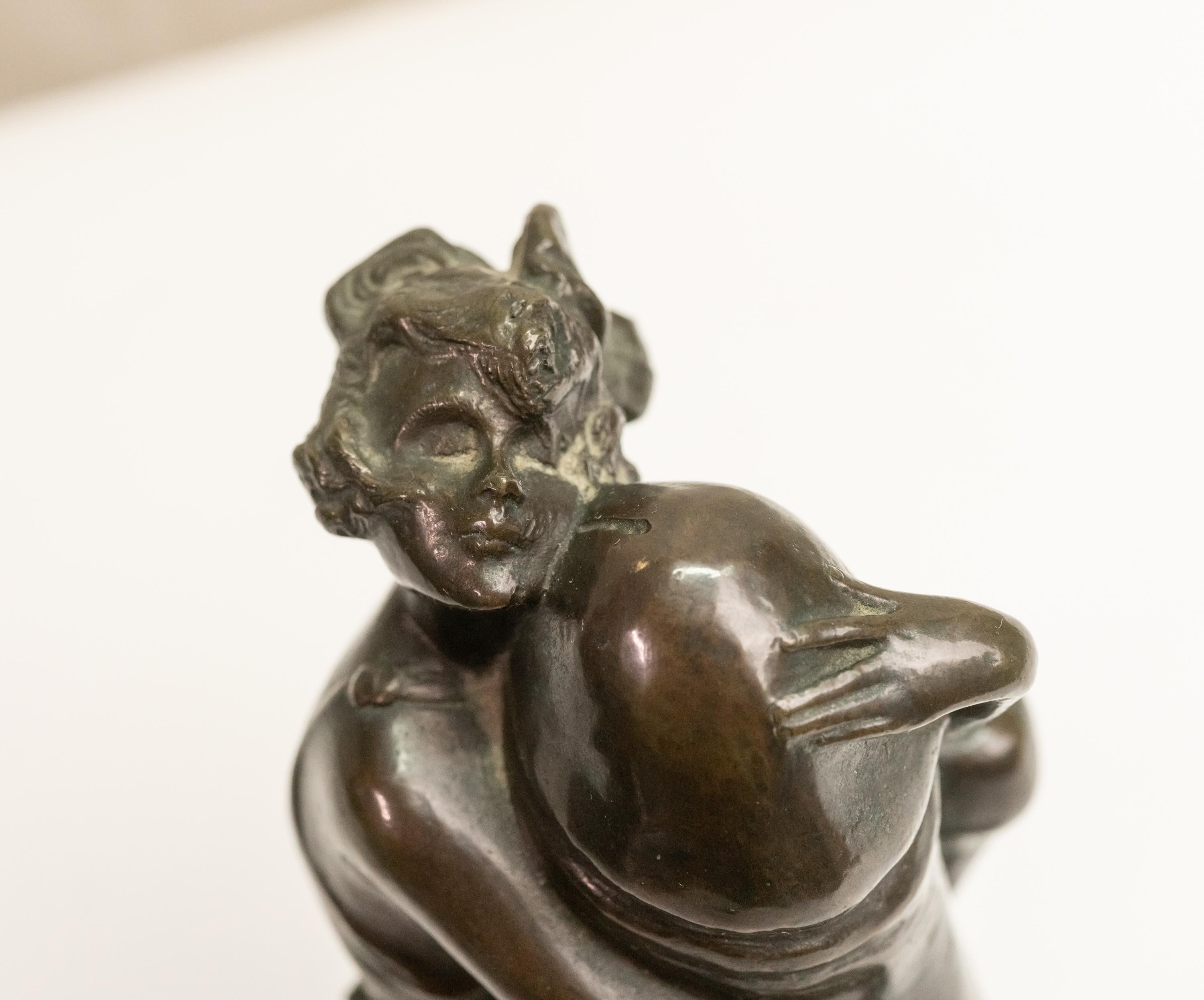 Escultura Erótica Austriaca de Bronce  