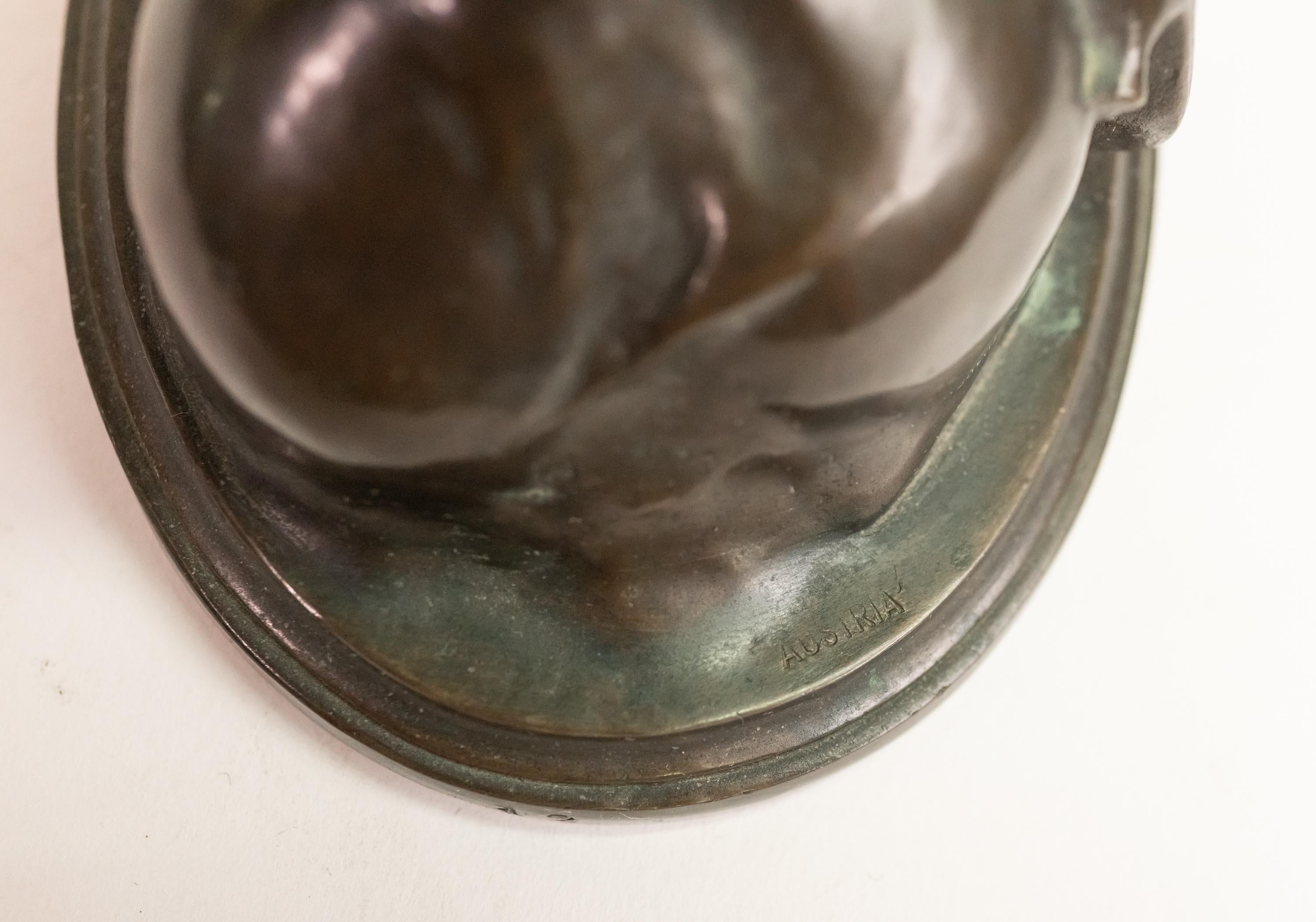 Escultura Erótica Austriaca de Bronce  