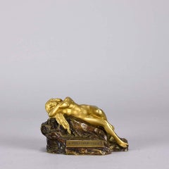 Austrian Bronze Study "Treasure Seeker" by Carl Kauba