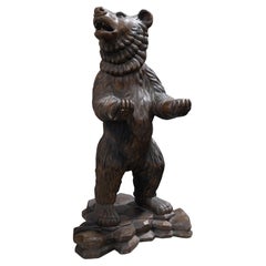 Austrian Carved Black Forest Bear
