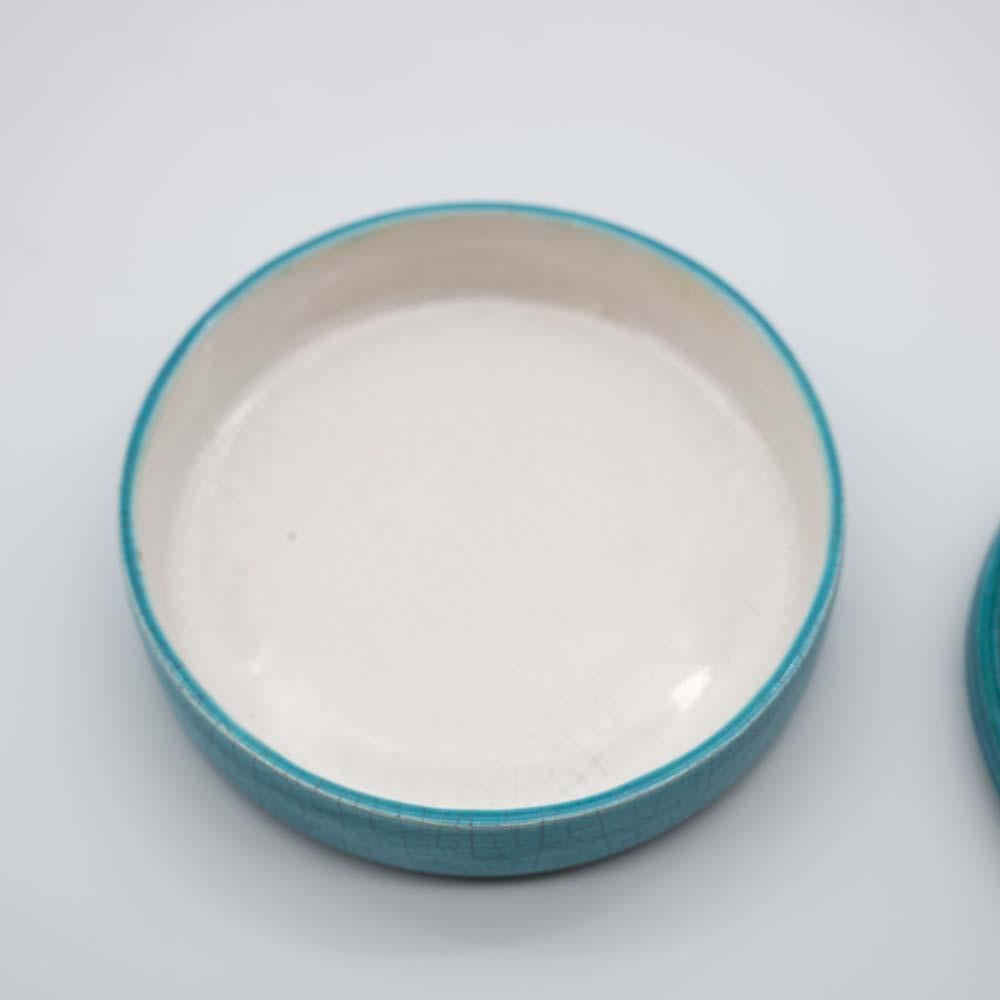 Bol autrichien en céramique avec couvercle de Goldscheider Wein Vienna en vente 2