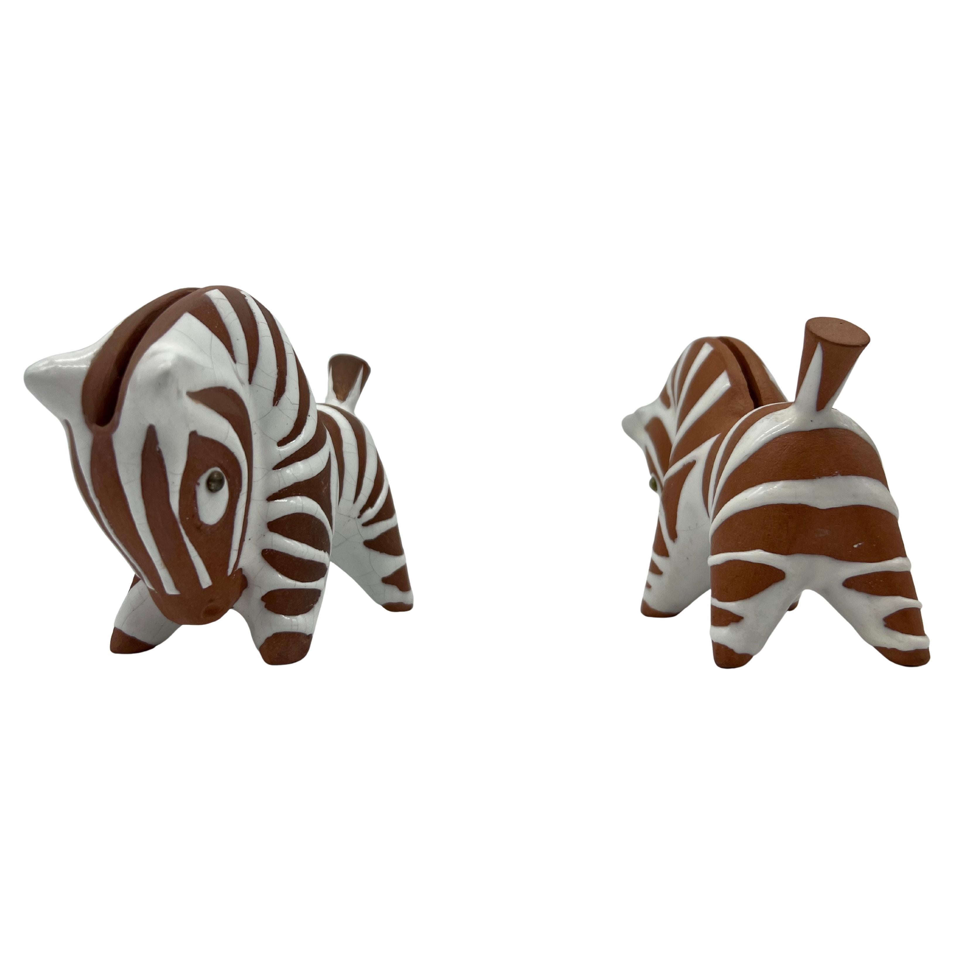 Cavalli stuzzicadenti in ceramica austriaca di Leopold Anzengruber In condizioni buone in vendita a Wien, AT