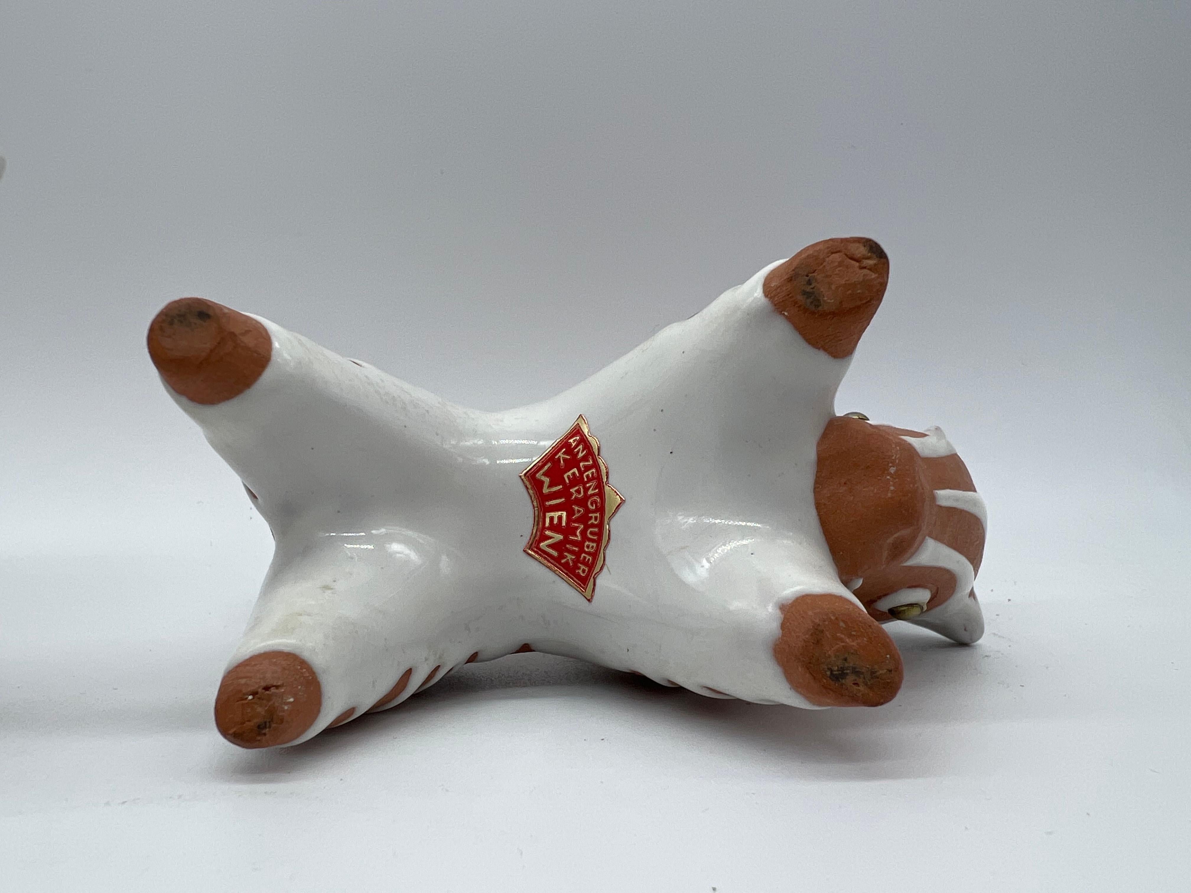 Mid-20th Century Austrian Ceramic Toothpick Horses by Leopold Anzengruber  For Sale