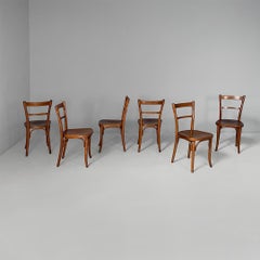 Austrian chairs in wood by Thonet, 1930s