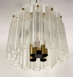 Austrian Chandelier in Glass from Kalmar Lighting, Vintage, 1970s