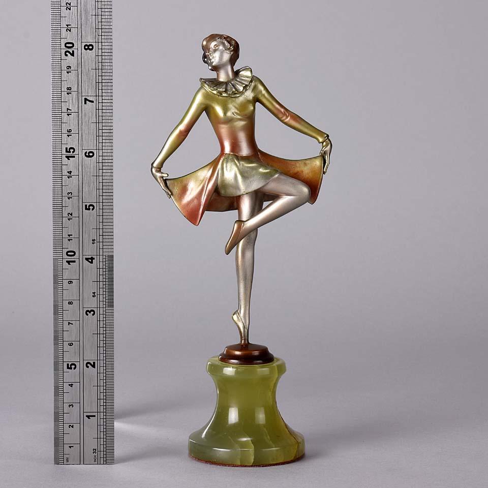 Austrian Cold Painted Art Deco Bronze Figure 