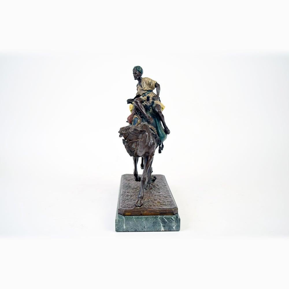 Cold-Painted Austrian Cold Painted Bronze by Bergmann For Sale