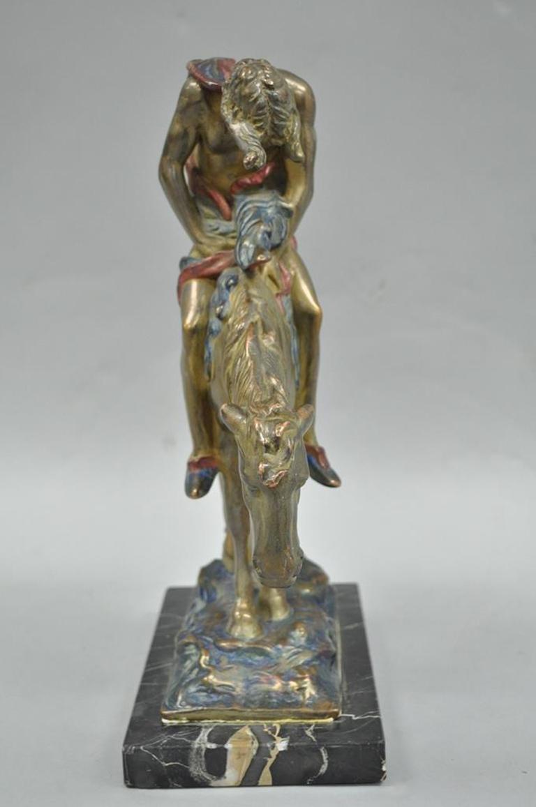 Believed to be an Austrian cold painted Vienna bronze 
