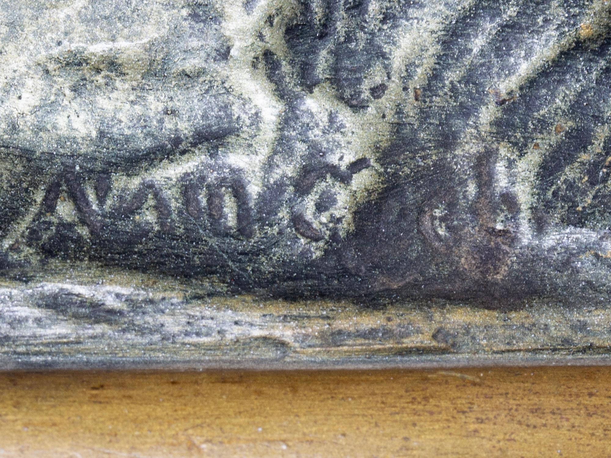 Sculpture autrichienne de Galleon en bronze peint à froid par Franz Xavier Bergman en vente 12