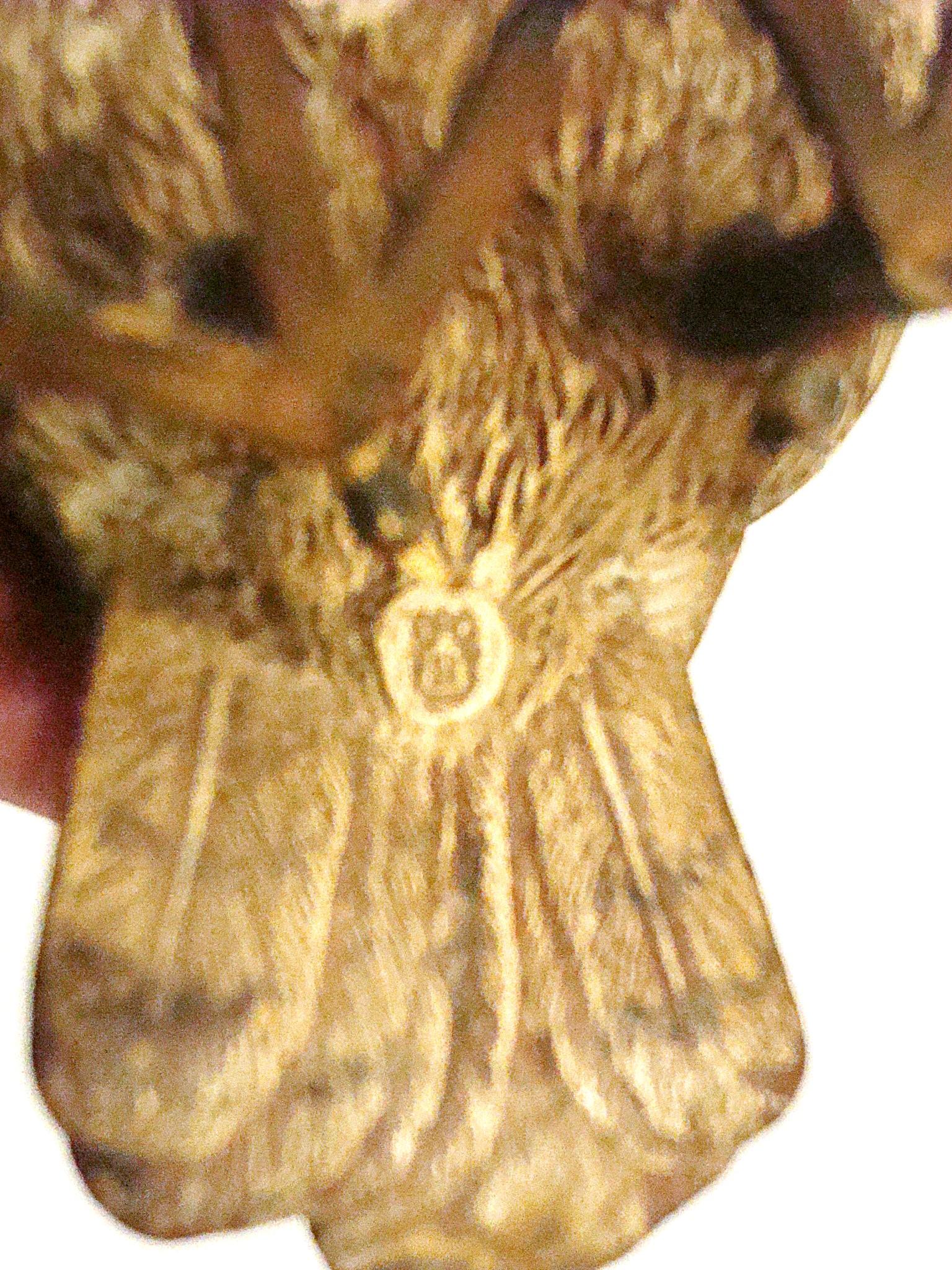 Scultura austriaca di gufo in bronzo dipinto a freddo. Bergmann 1900 in vendita 1