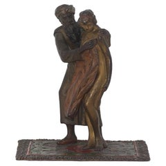 Austrian Cold Painted Erotic Bronze Attributed to Franz Bergman