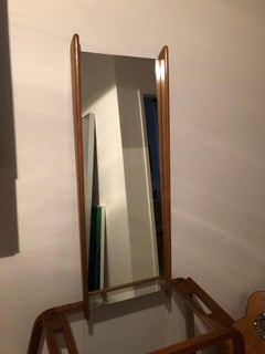 Austrian Design Mirror with Beechwood framing