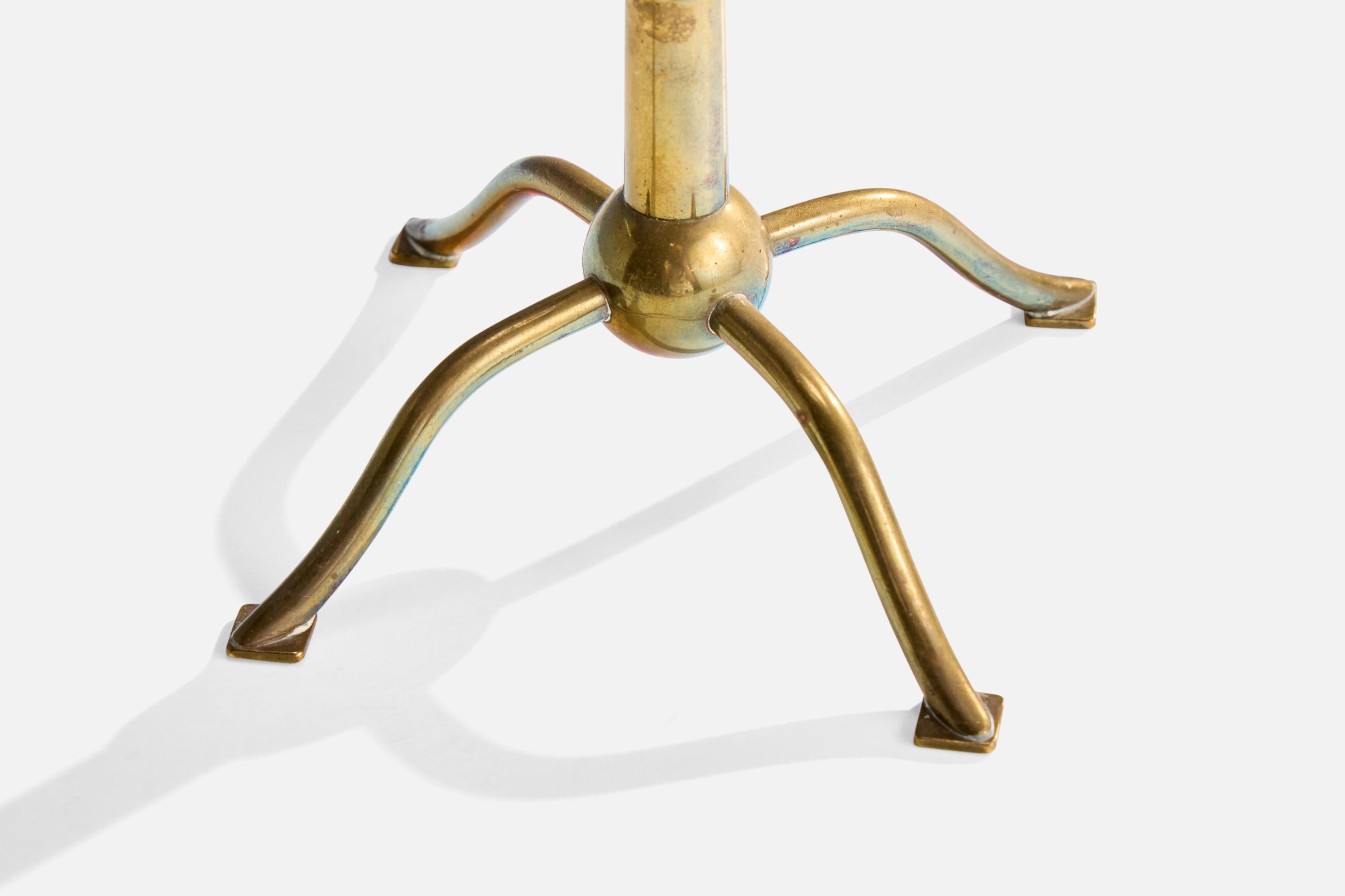 Designer austriaco, Candelabri, Ottone, Austria, anni '20 in vendita 3