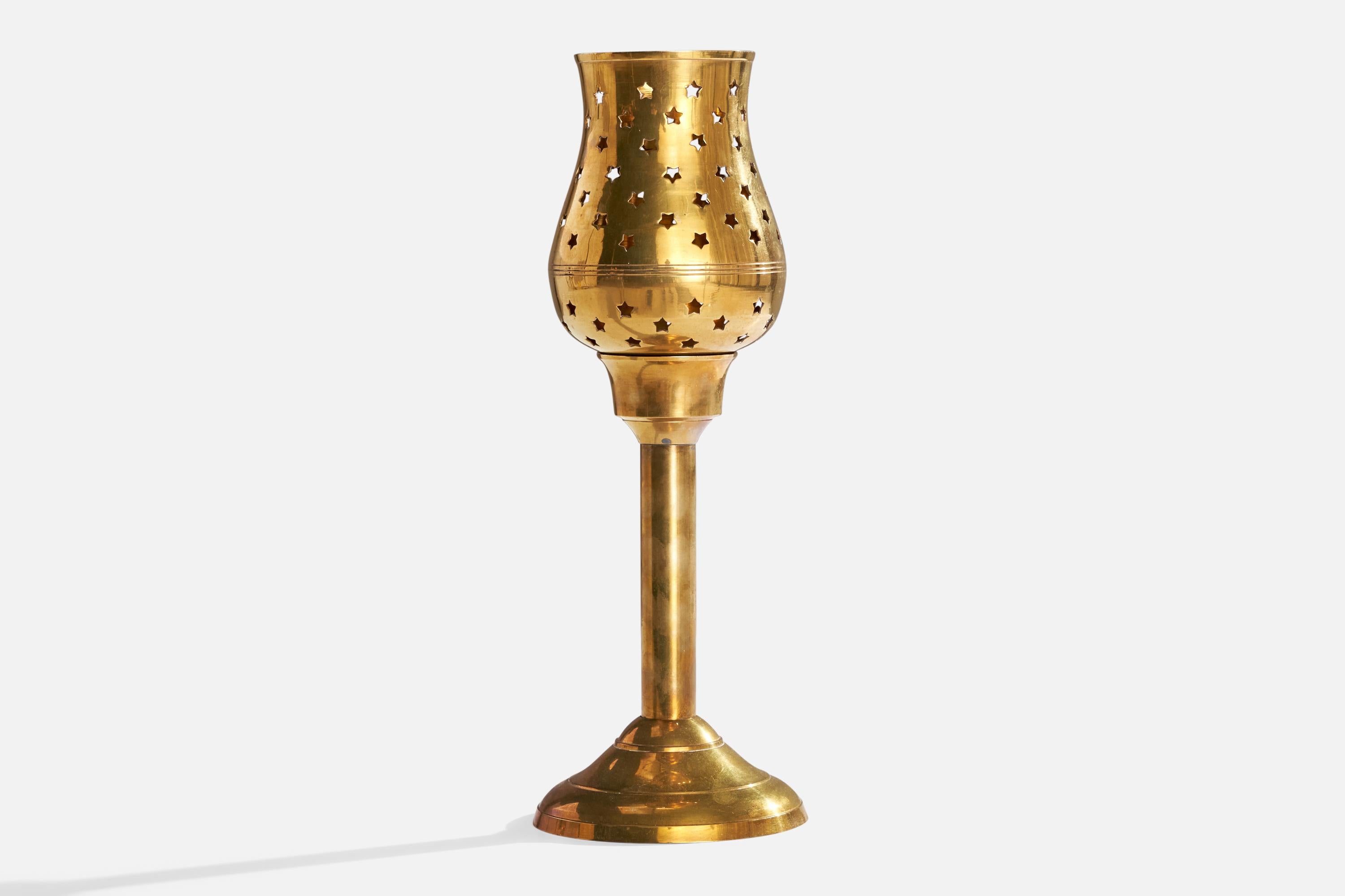 Diseñador austriaco, Portavelas, Latón, Austria, Años 50 mediados del siglo XX en venta