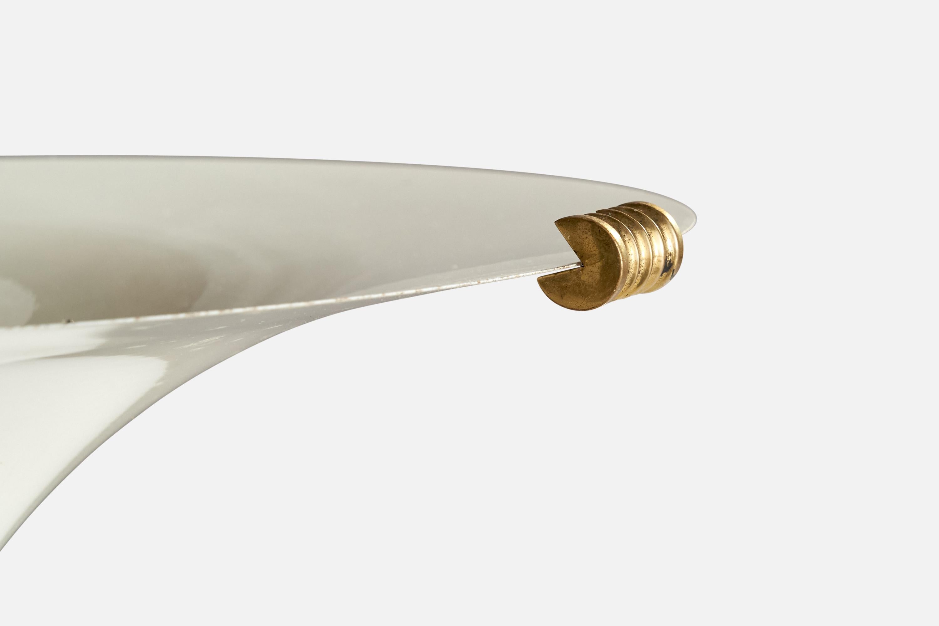 Designer austriaco, Lampada a sospensione, Ottone, Metallo, Austria, anni 50 in vendita 2