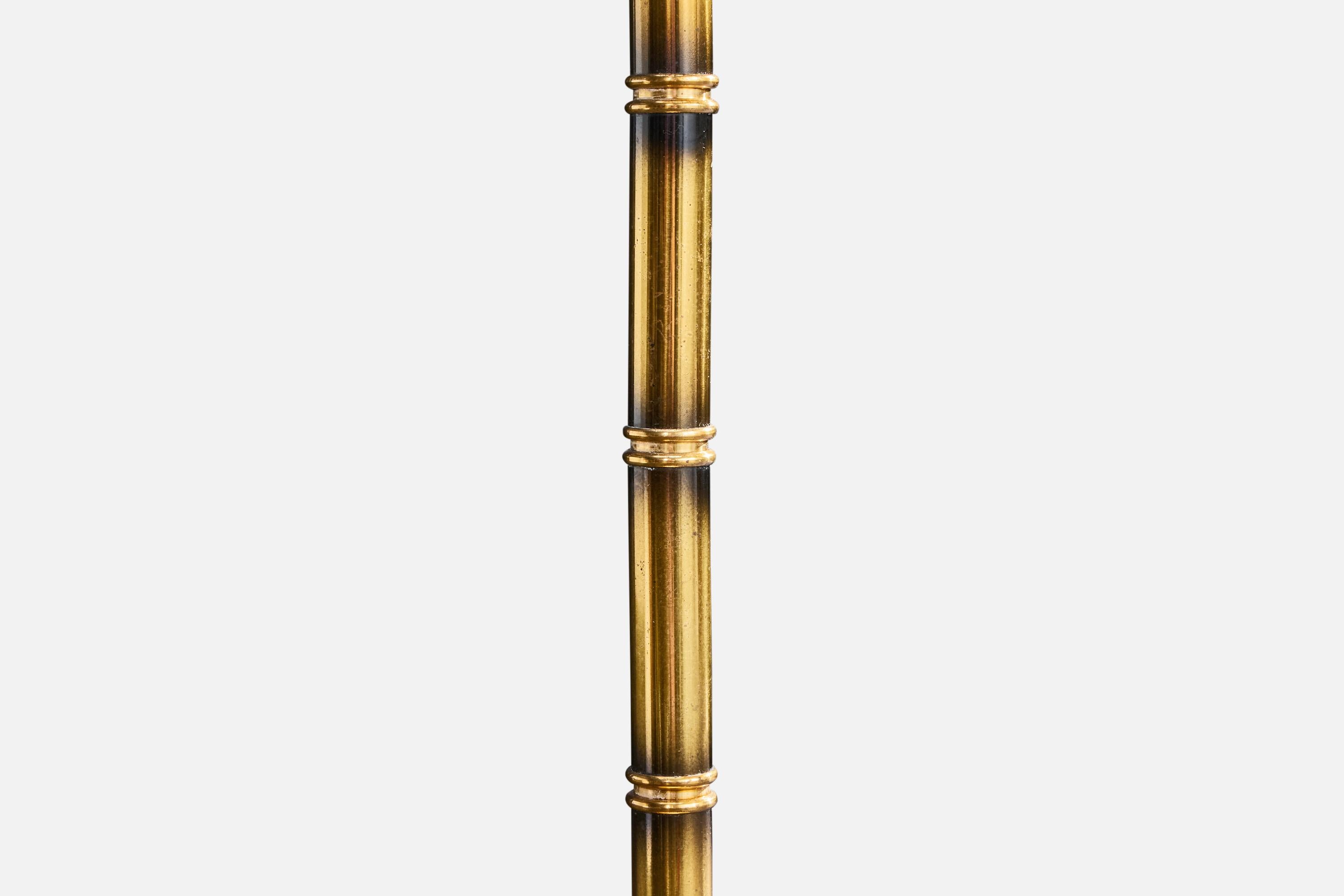 Mid-20th Century Austrian Designer, Table Lamp, Brass, Austria, 1930s For Sale