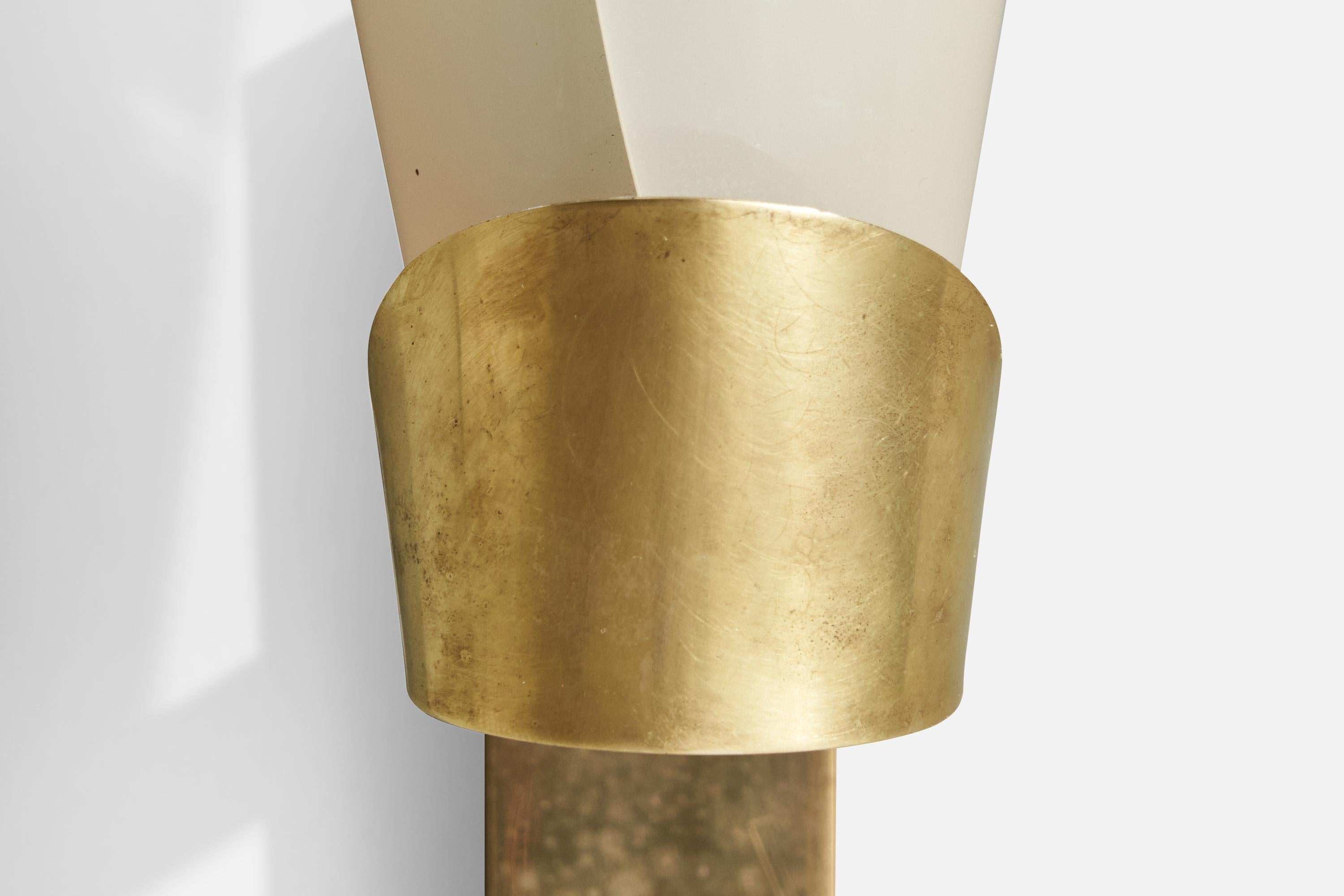 Laiton Design/One, Lights, laiton, acrylique, Autriche, années 1950 en vente