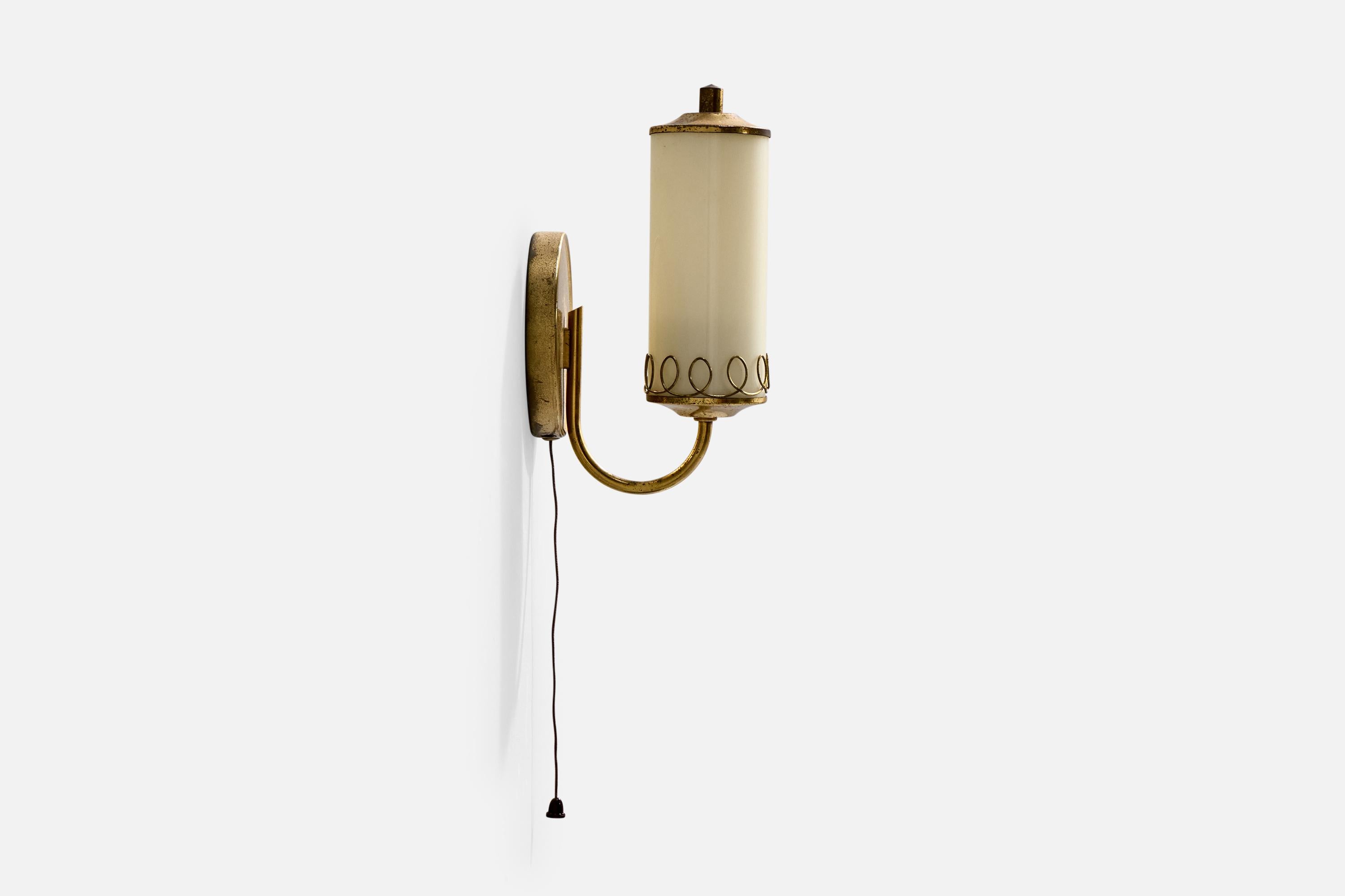 Design/One, Lights, laiton, verre, Autriche, années 1950 Bon état - En vente à High Point, NC