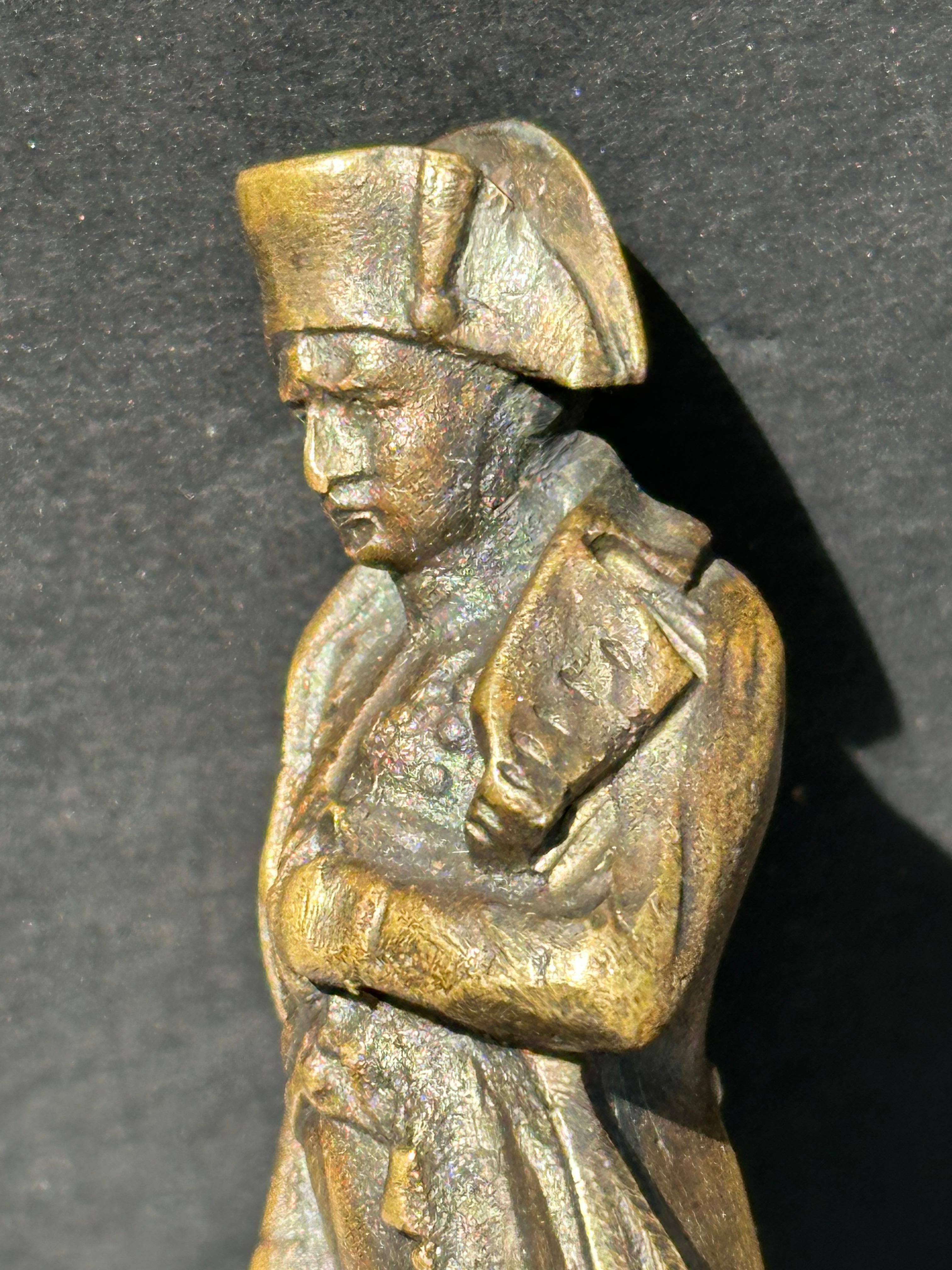 Statuetta austriaca in bronzo di Napoleone Bonaparte firmata KAUBA. in vendita 3