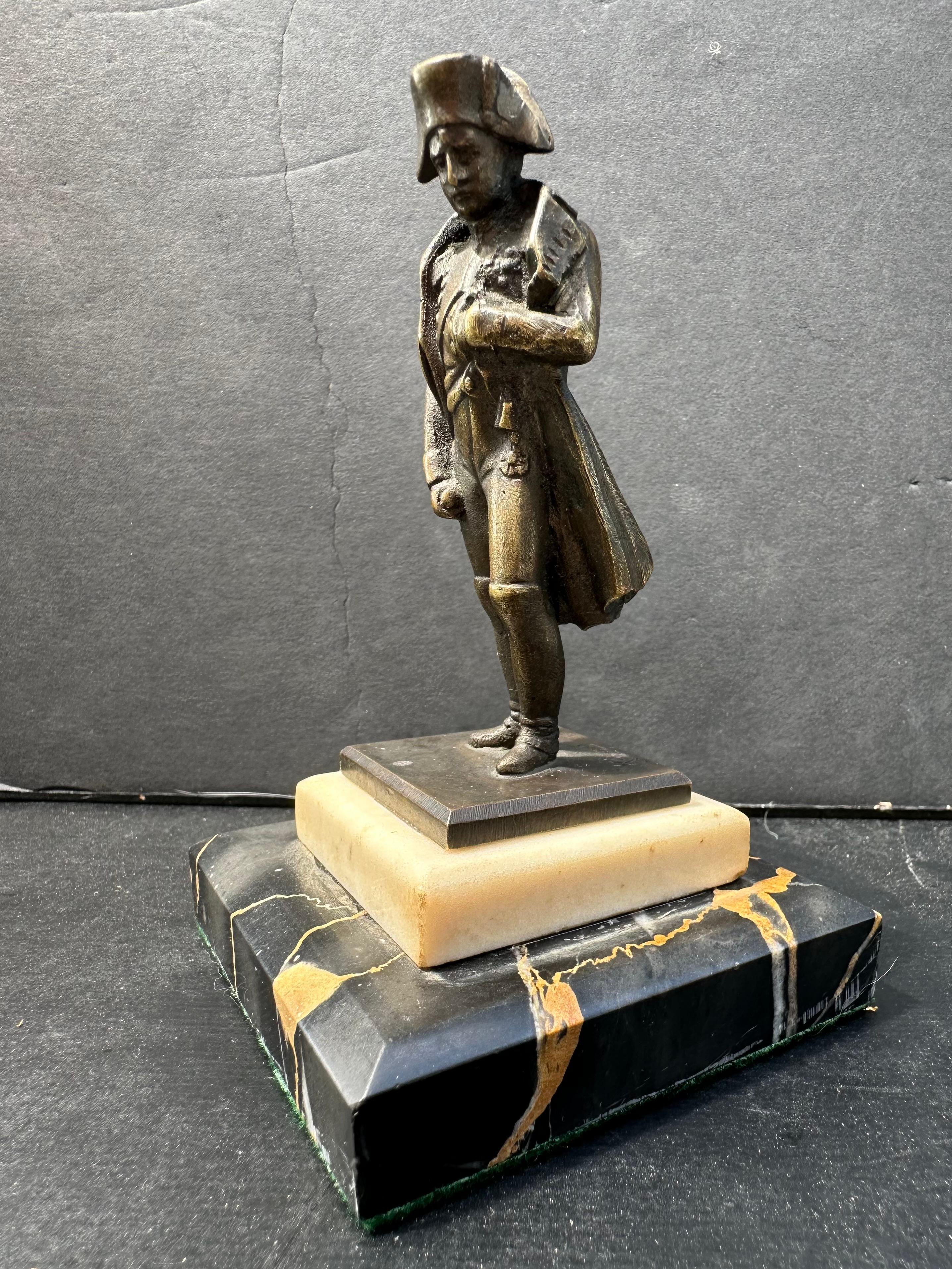 Statuetta austriaca in bronzo di Napoleone Bonaparte firmata KAUBA. in vendita 4