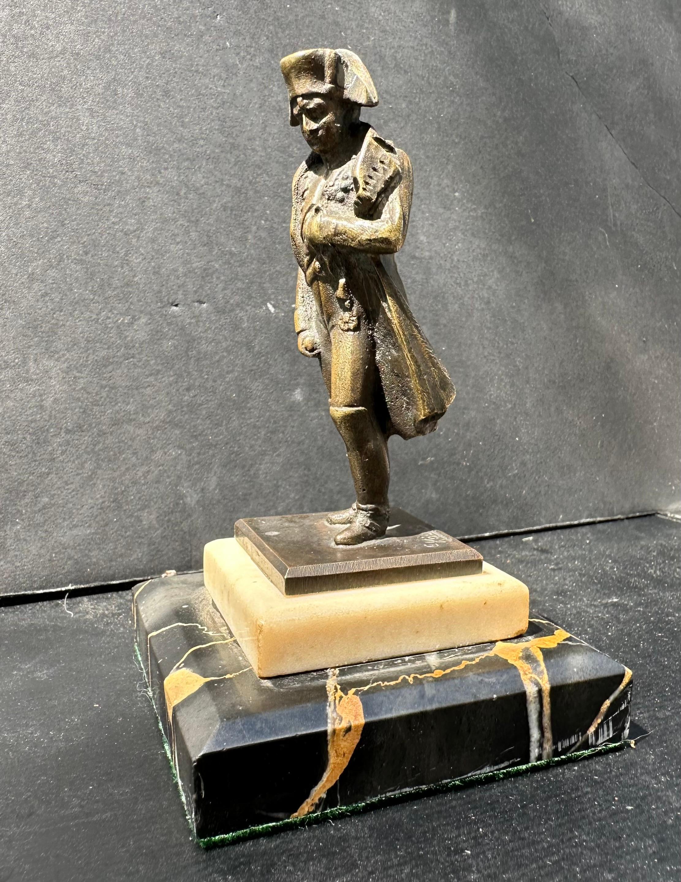 Statuetta austriaca in bronzo di Napoleone Bonaparte firmata KAUBA. In condizioni buone in vendita a Vero Beach, FL