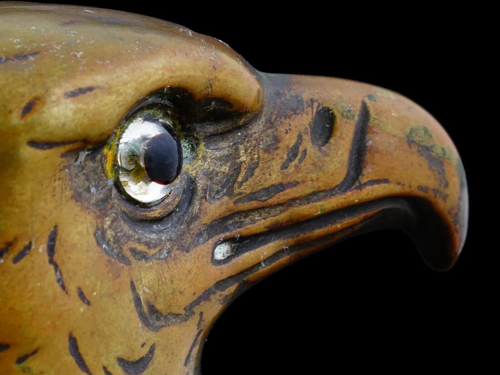 Decantador Figurado de Cristal Tallado Águila Austriaca en venta 7