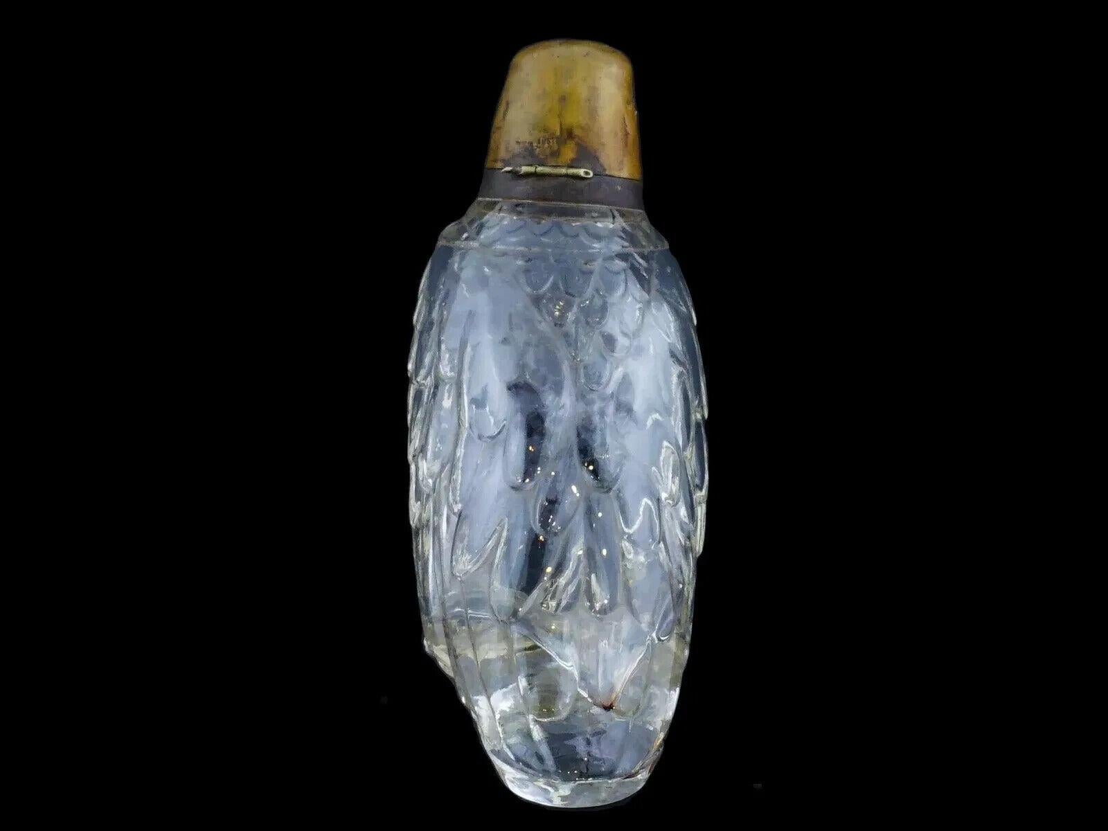 Decantador Figurado de Cristal Tallado Águila Austriaca en venta 1