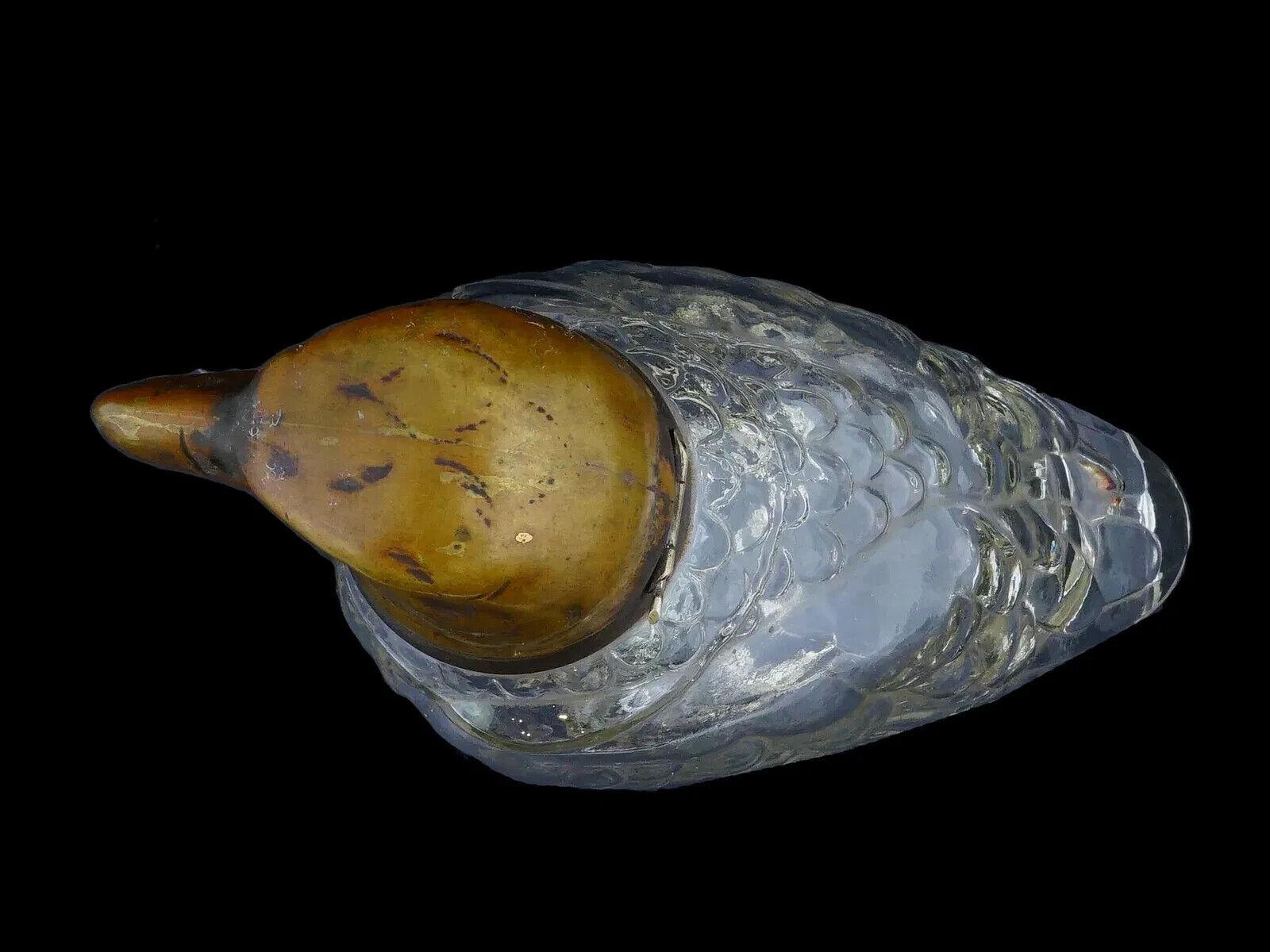 Decantador Figurado de Cristal Tallado Águila Austriaca en venta 2