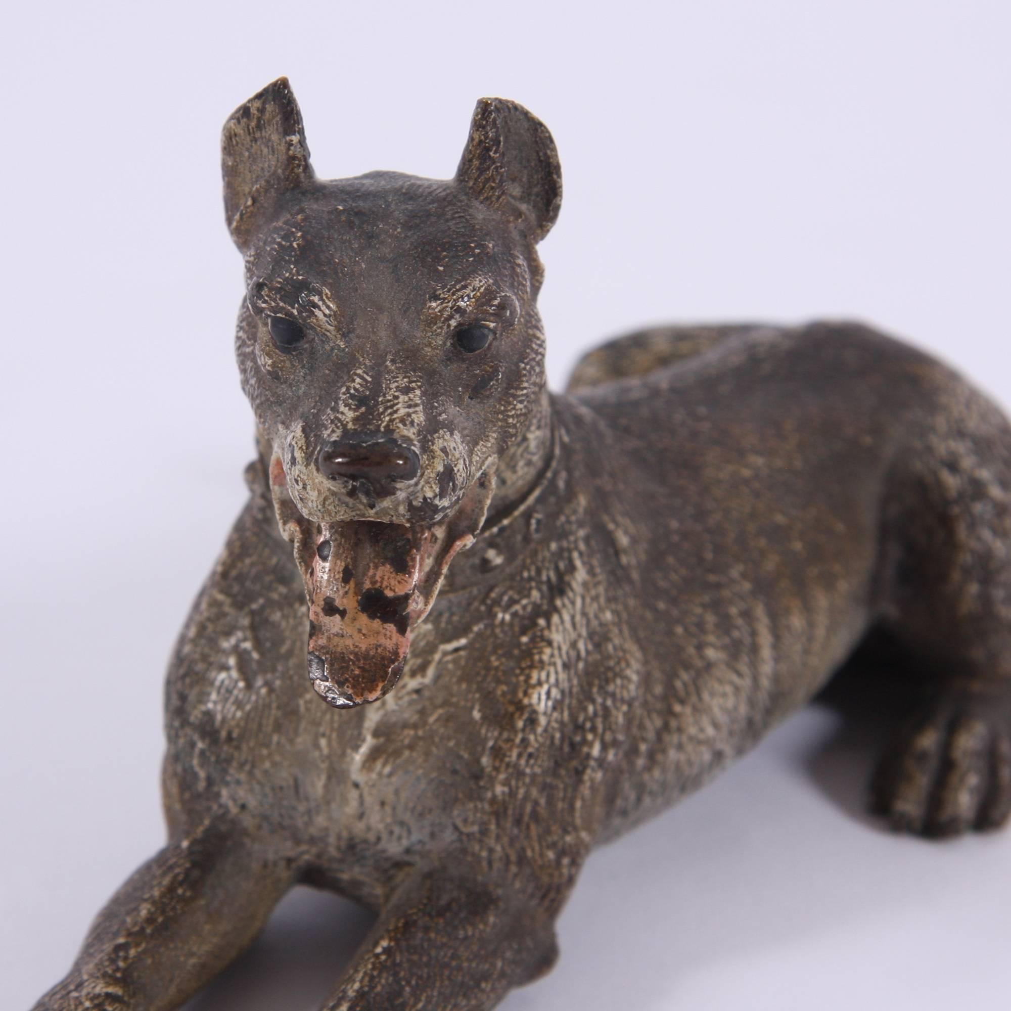 Österreichische Bronzeskulptur des Großvaters aus dem frühen 20. Jahrhundert im Angebot 3