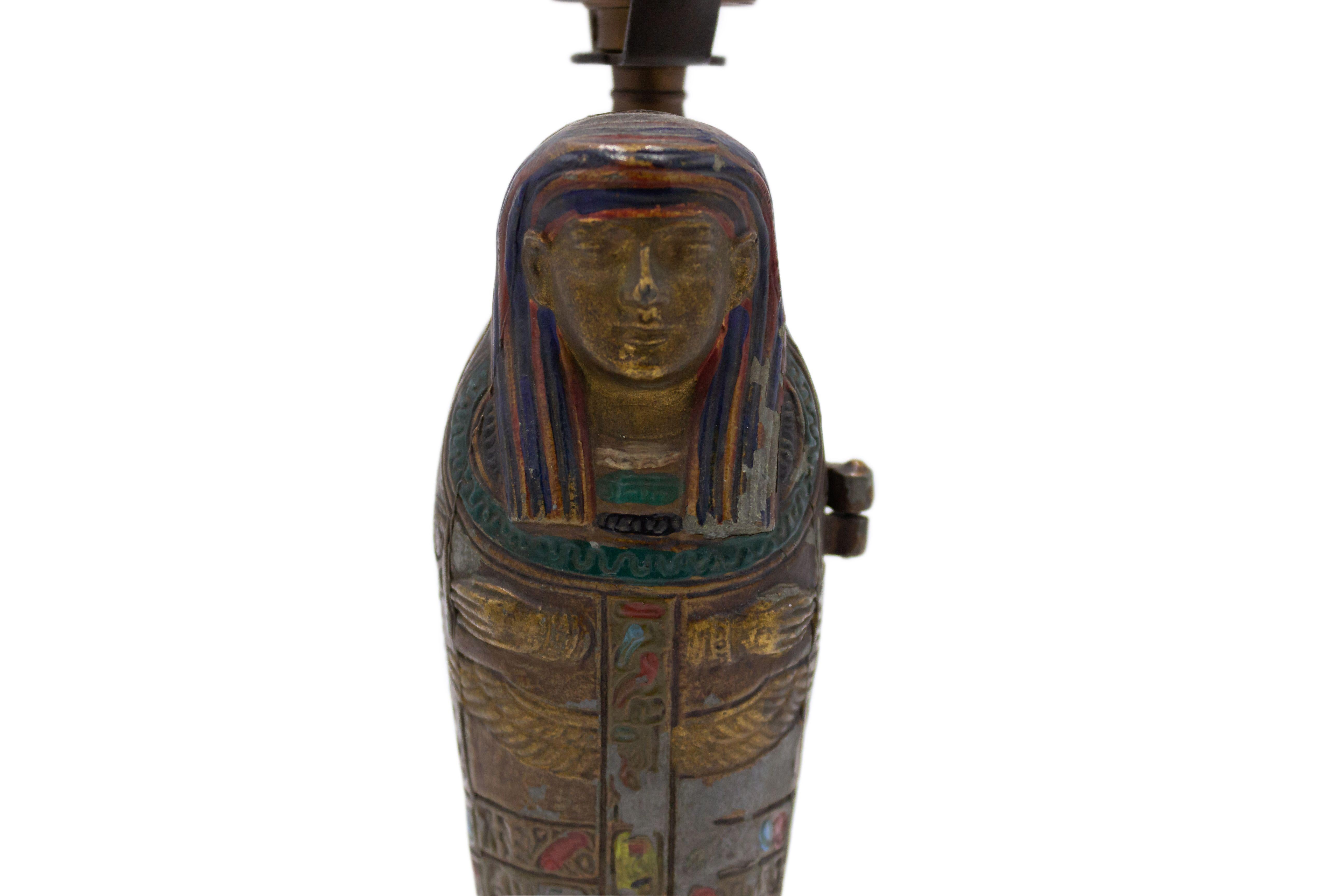 egyptian revival lamp