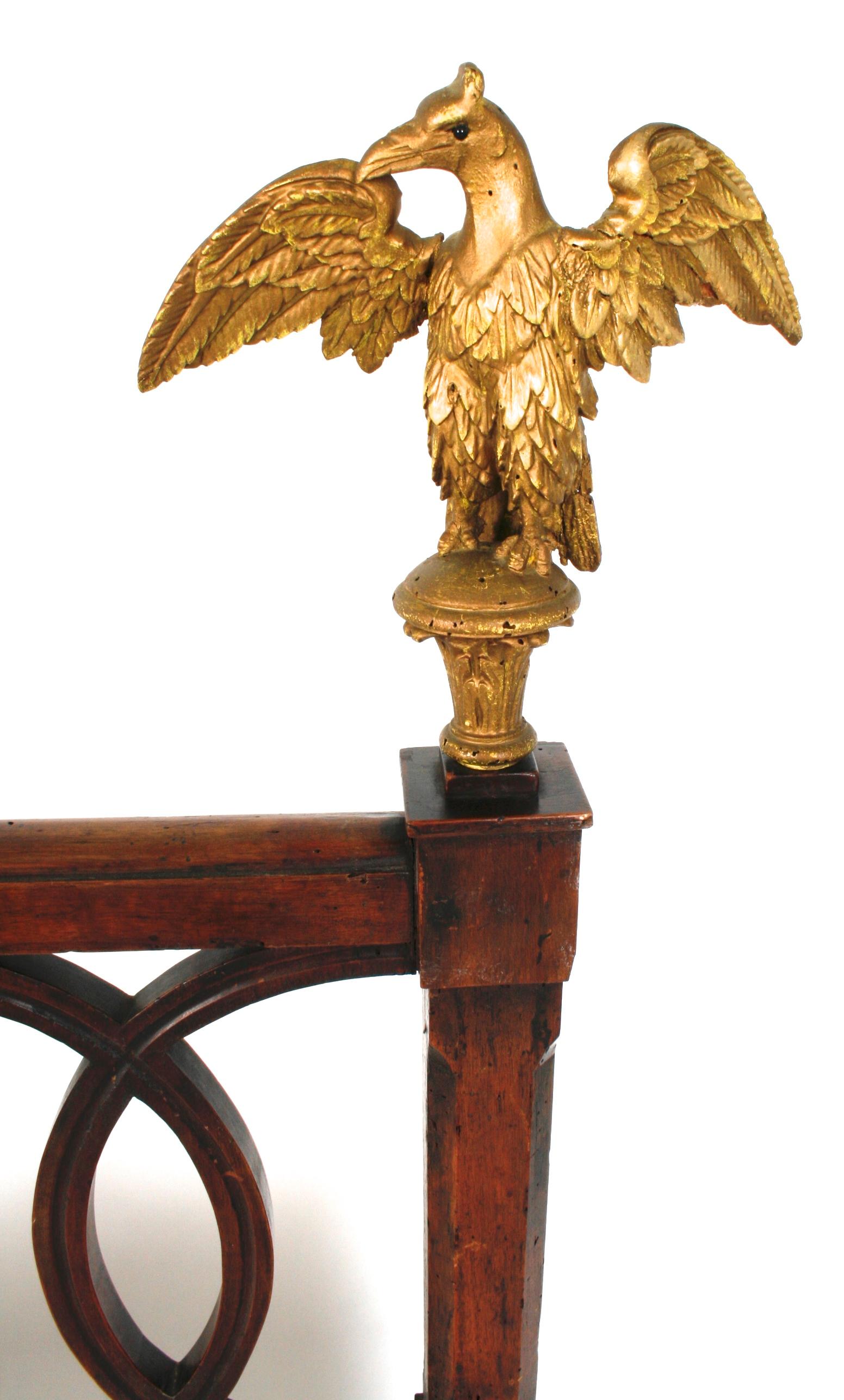 Austrian Empire Bed with Habsburg Double Eagles, circa 1800 2