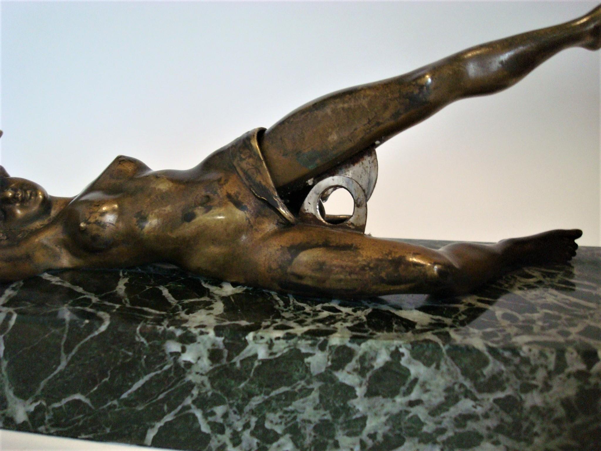 Austrian Erotic Bronze Nude/Erotic Woman Cigar Cutter, 1910 4
