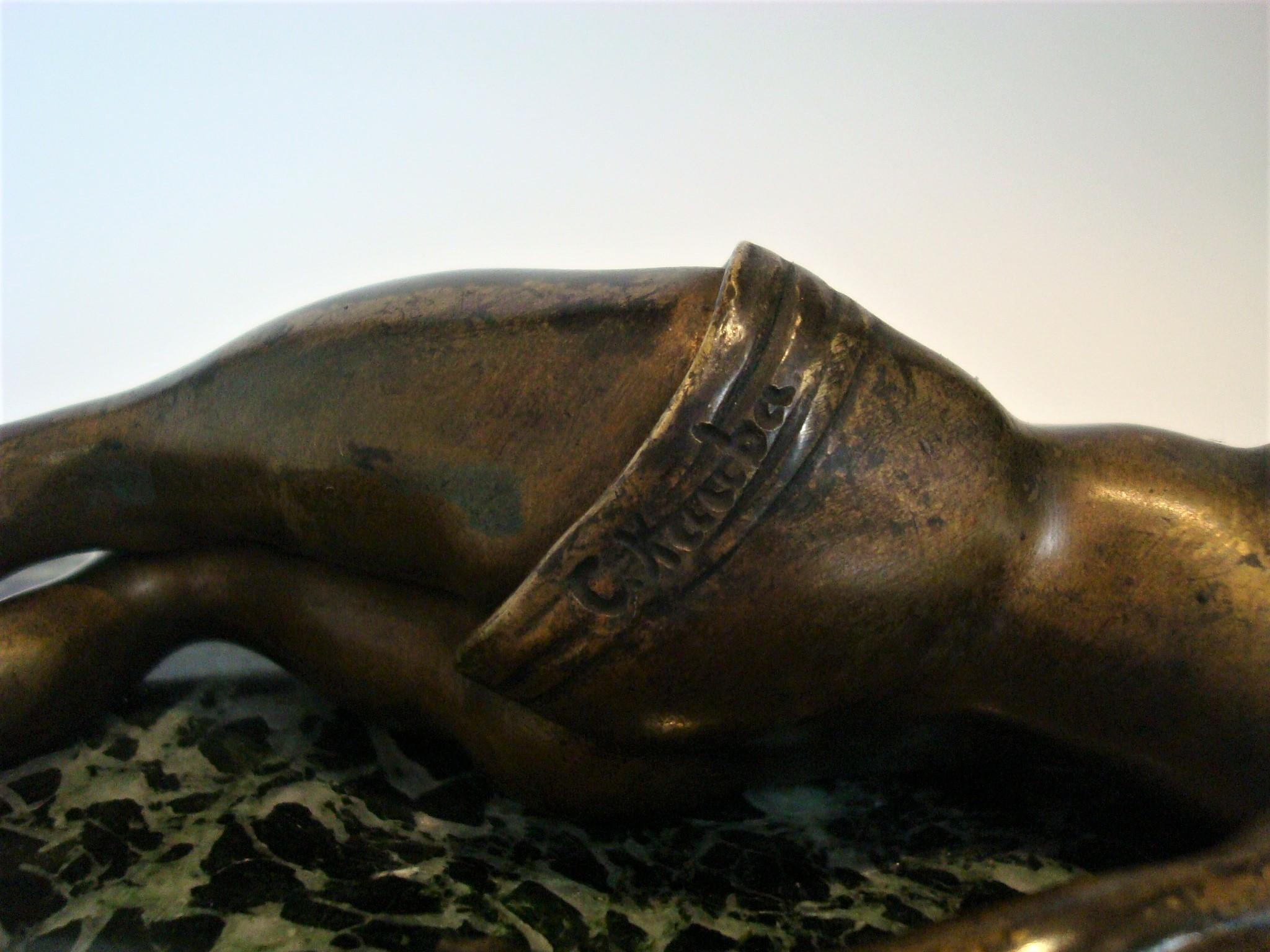 Austrian Erotic Bronze Nude/Erotic Woman Cigar Cutter, 1910 1