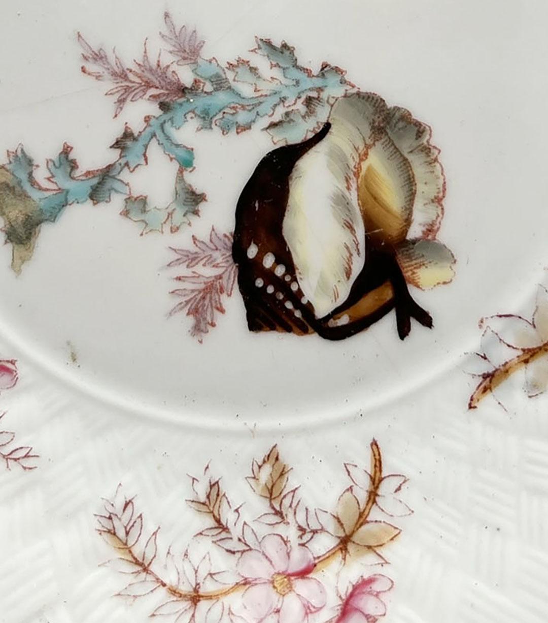 Austrian Fish And Shell Plate In Good Condition For Sale In Clearwater, FL