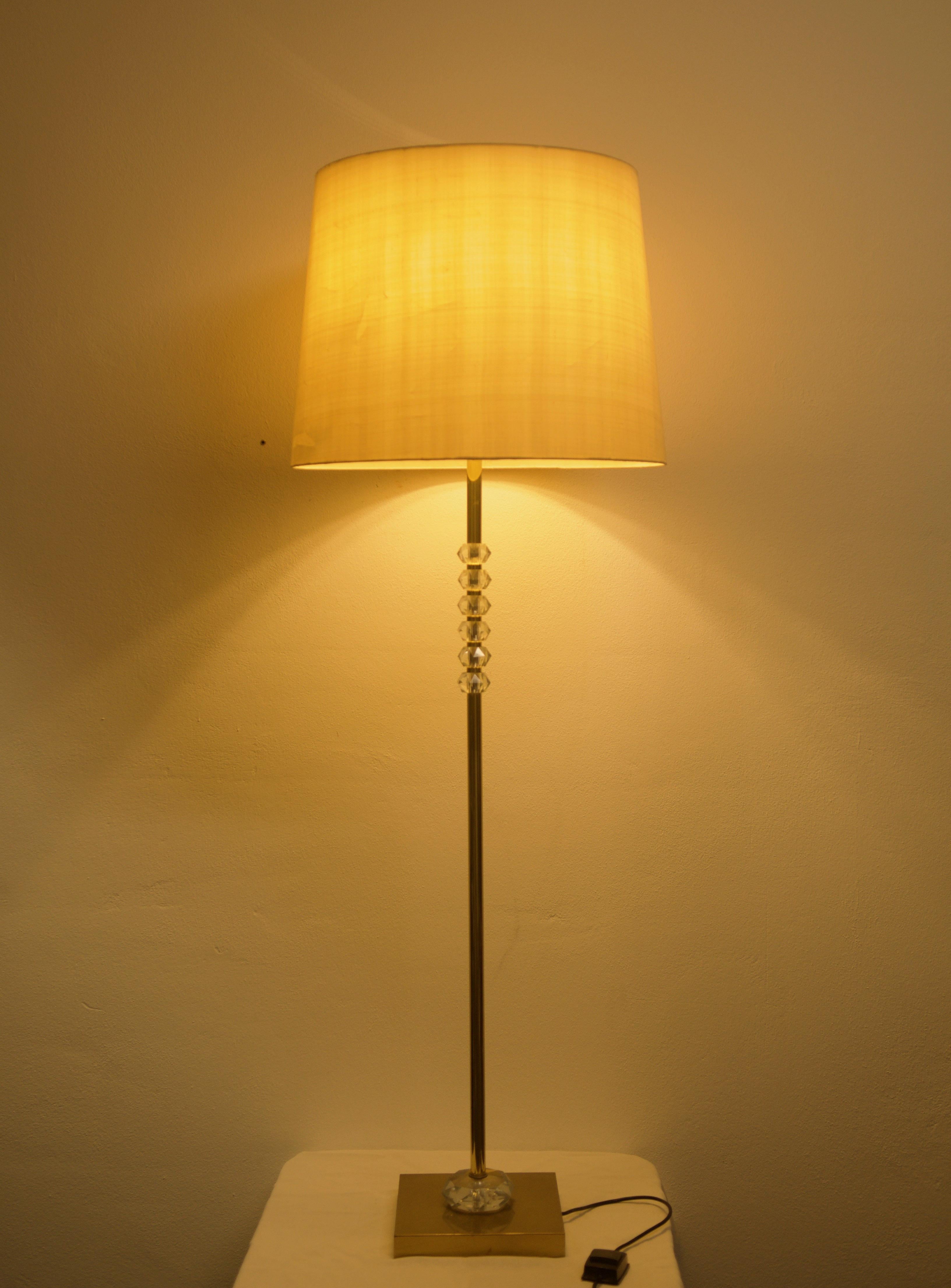 Österreichische Stehlampe, Lobmeyr zugeschrieben im Angebot 6